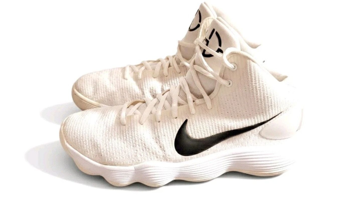 Nike Nike Hyperdunk Flyknit White Black 897808-100 Men's Sz 8.5 Size US 8.5 / EU 41-42 - 7 Thumbnail