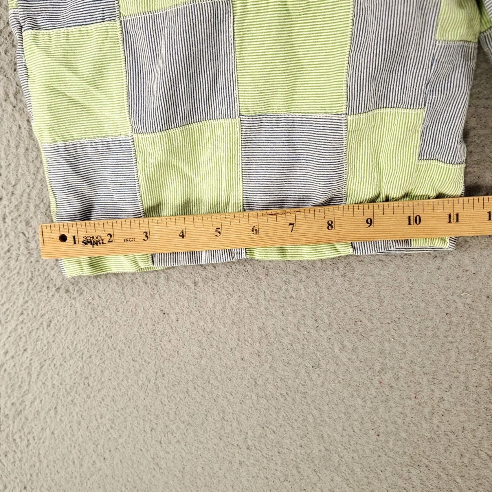 Vineyard Vines Vineyard Vines Patchwork Shorts Mens Size 32 Green Blue White Hickory Stripe Regular Chino Casual Pockets Size US 32 / EU 48 - 6 Thumbnail