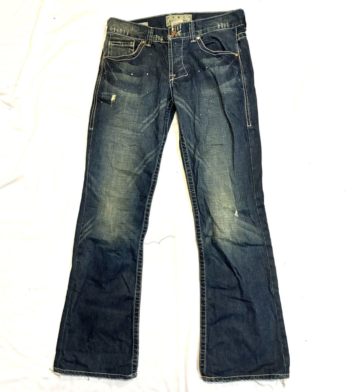Vintage Vintage William Rast “Billy” Flare Denim Size US 31 - 1 Thumbnail