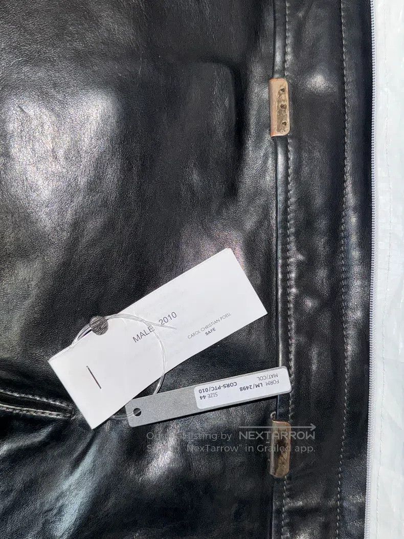 Carol Christian Poell Carol Christian Poell Leather Jacket Size US S / EU 44-46 / 1 - 8 Thumbnail