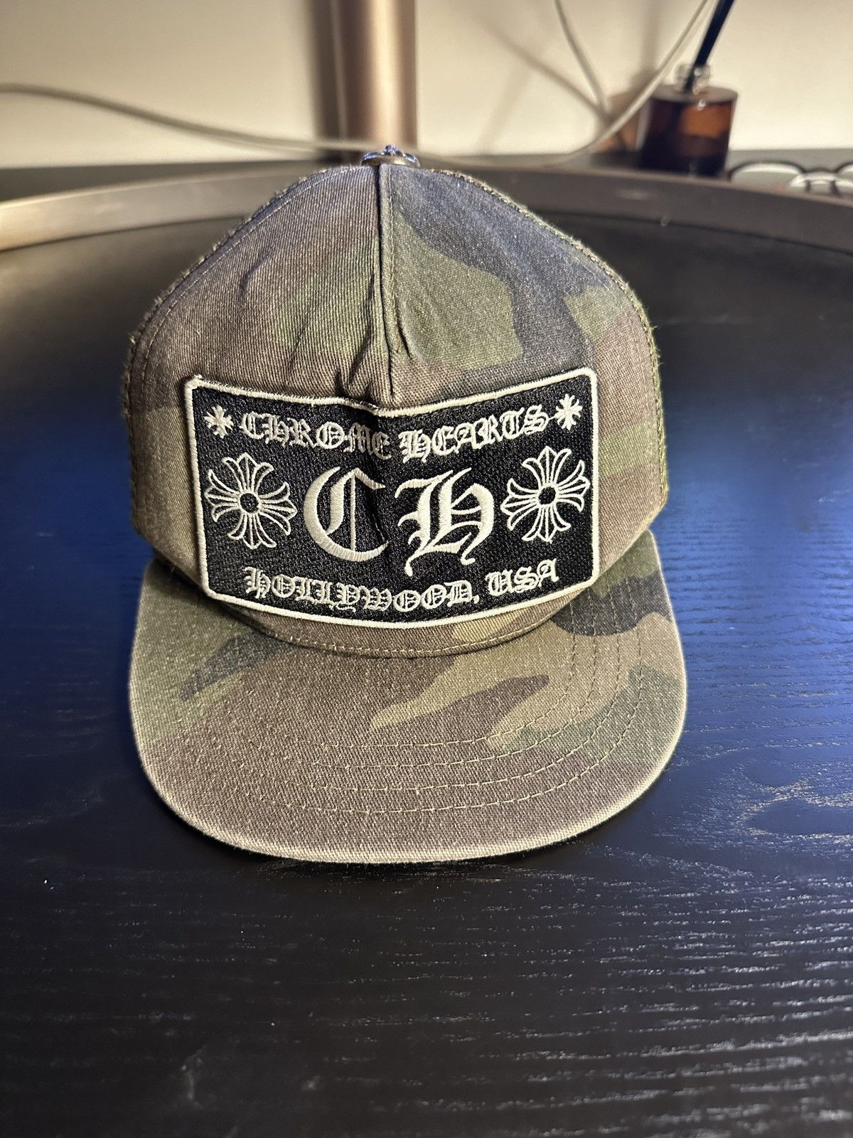 Chrome Hearts Chrome Hearts Camo Hat Size ONE SIZE - 1 Thumbnail