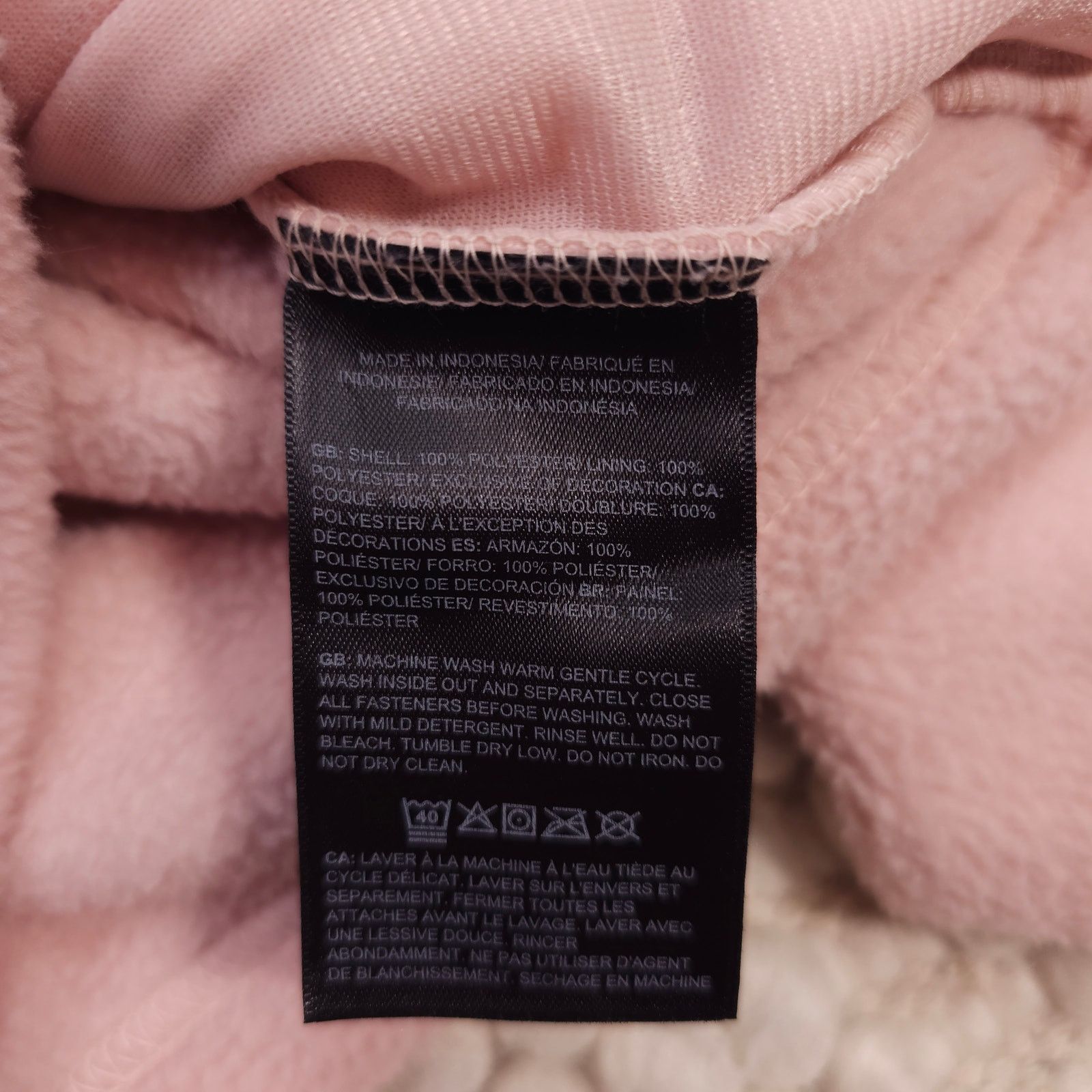 The North Face The North Face Full Zip Fleece Pink Sz Extra Small Size XS / US 0-2 / IT 36-38 - 6 Thumbnail