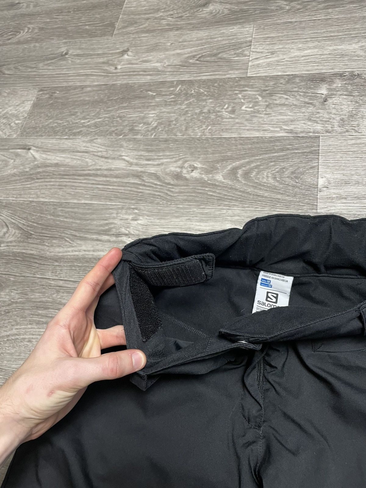 Salomon Salomon Black Gorpcore Outdoor Ski Pants Size 32" / US 10 / IT 46 - 12 Thumbnail