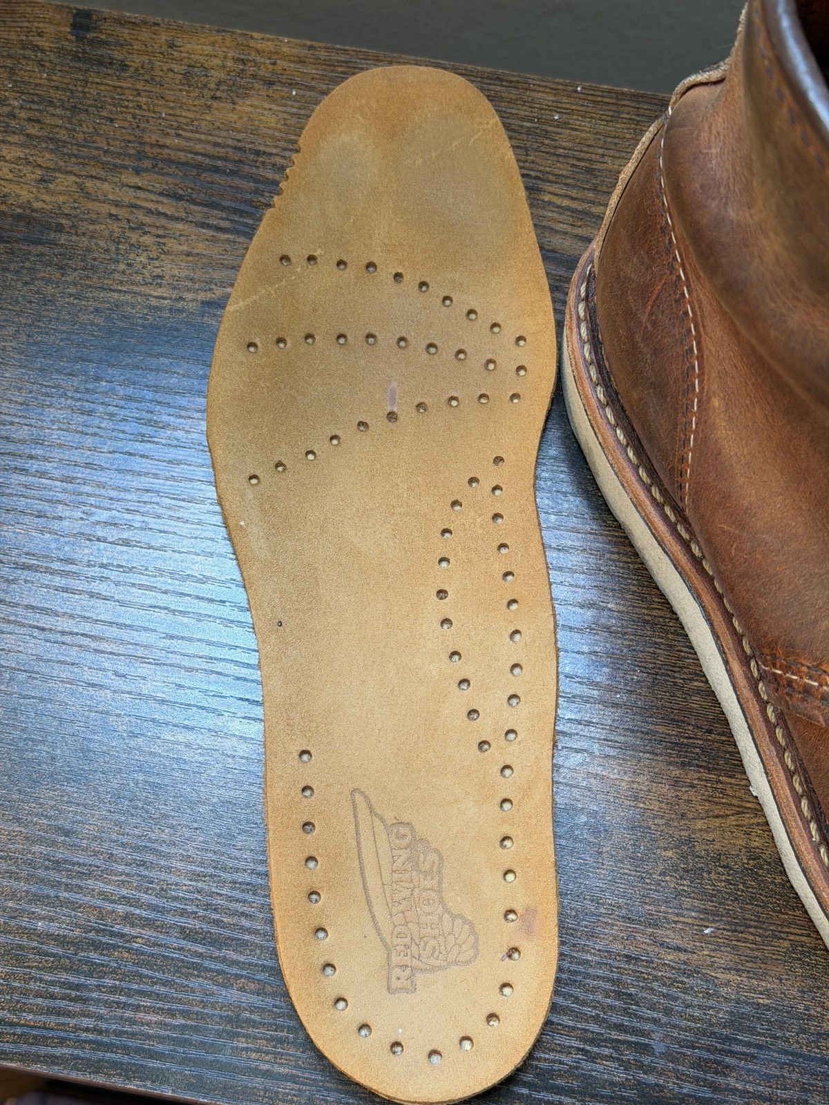 Red Wing Redwing Boots - 1907 Classic Moc Toe - Size 9 Size US 9 / EU 42 - 4 Thumbnail