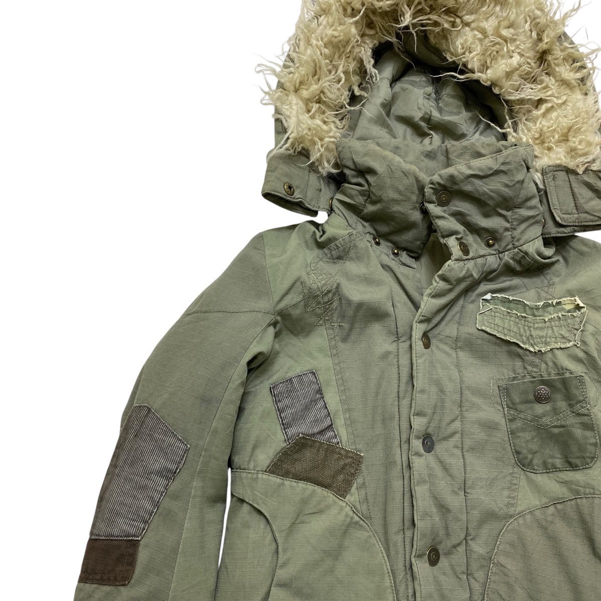 LIZ LISA 🔥Japanese Brand Style Military Fur Hood Size M / US 6-8 / IT 42-44 - 4 Thumbnail