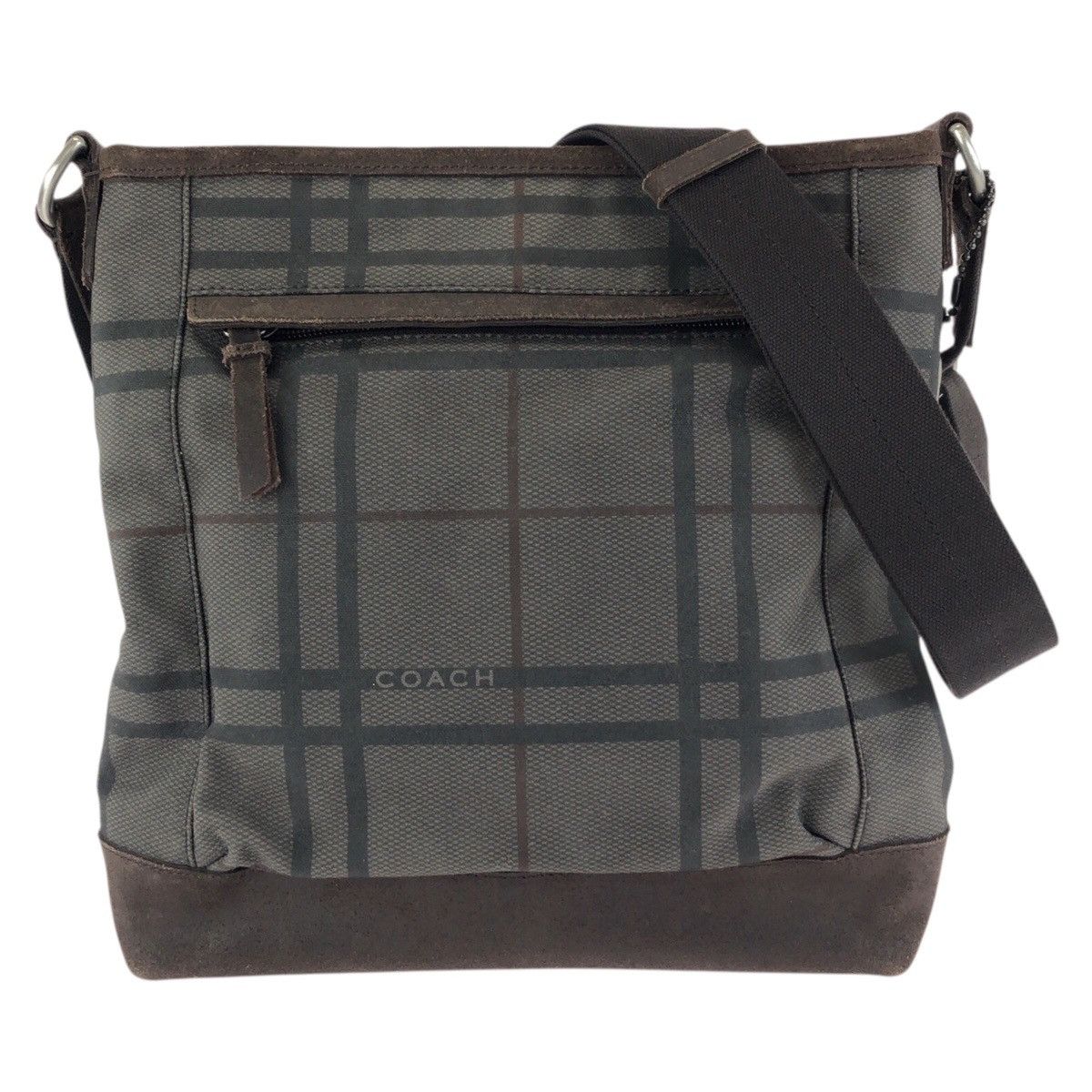 Coach Coach COACH Camden Tattasoul Canvas Suede Shoulder Bag Textile Shoulder Bag F70935 DUTY FREE for USA Size ONE SIZE - 1 Thumbnail