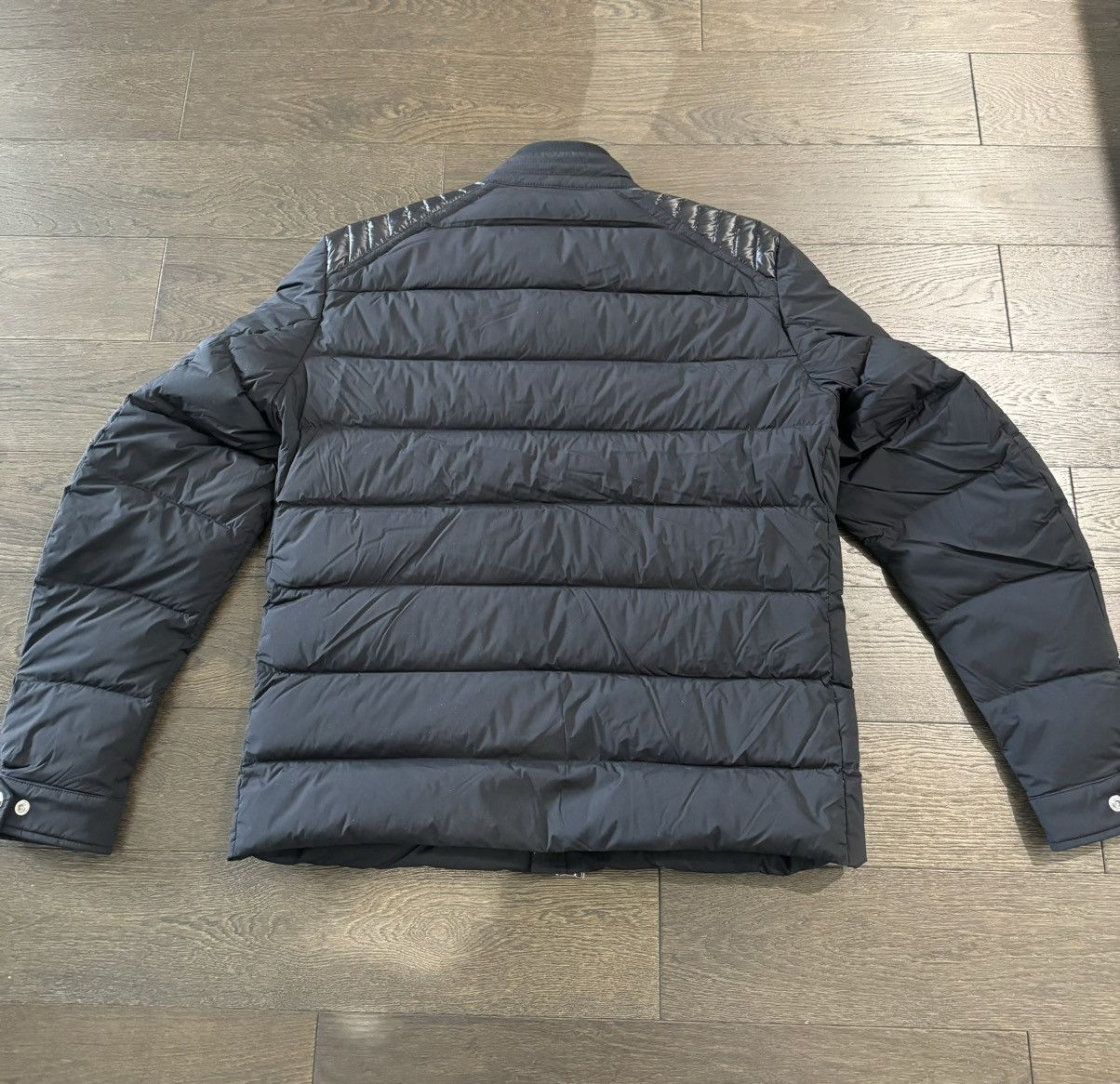 Moncler Moncler Downfilled Biker Jacket - Black Size US M / EU 48-50 / 2 - 3 Thumbnail
