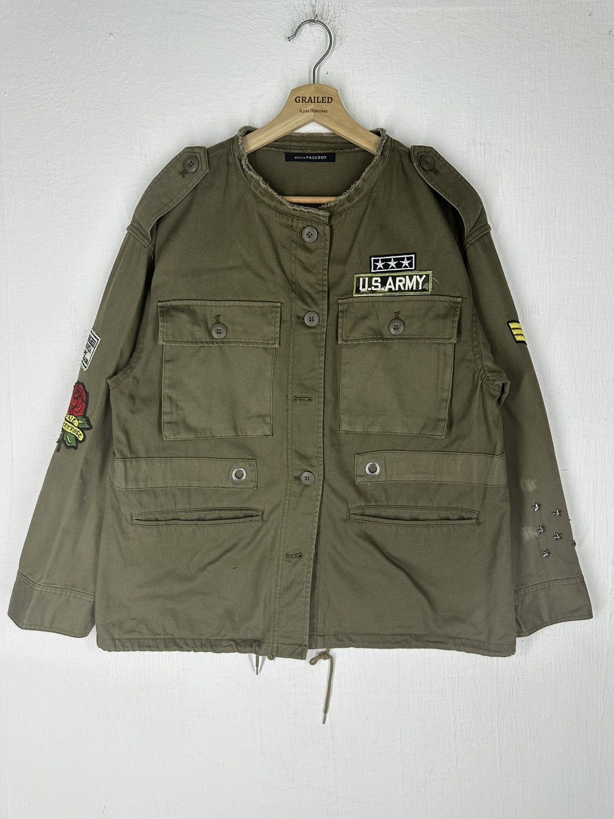Vintage Alicia Pageboy Us Army Jacket