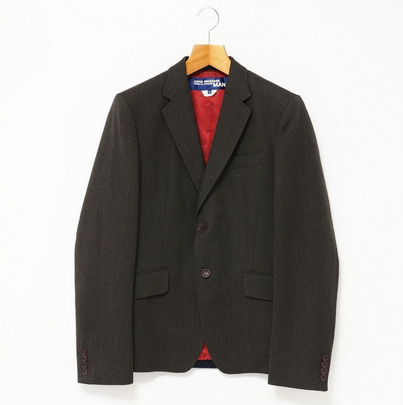 Junya Watanabe Jacket Tailored Back Design Wool Khaki Size US M / EU 48-50 / 2 - 2 Thumbnail
