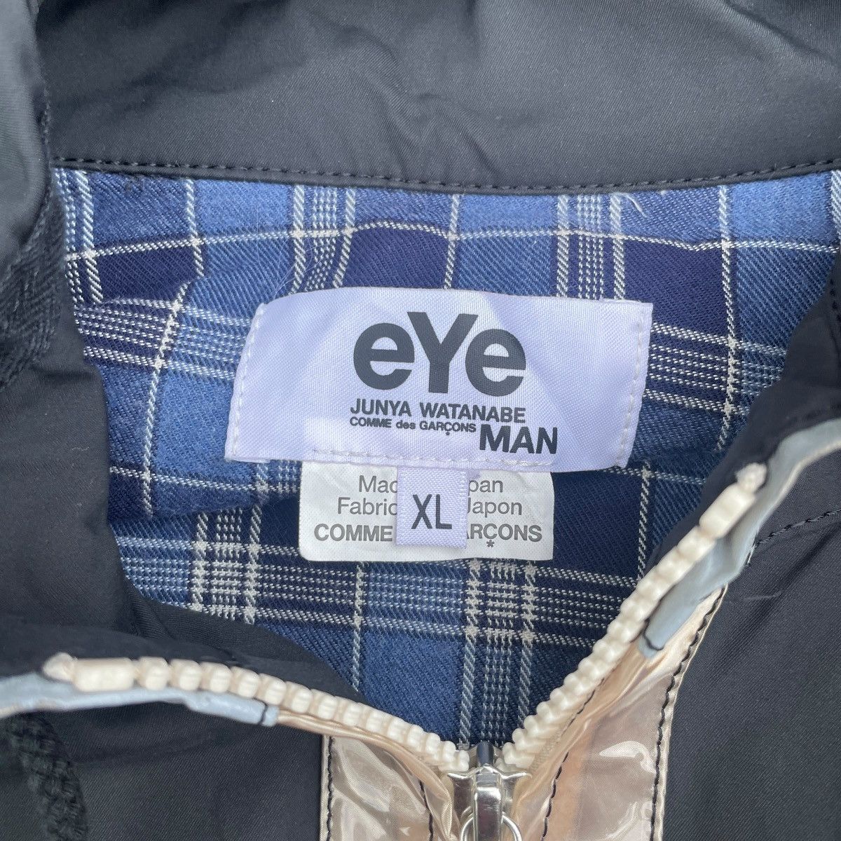 Comme des Garcons Junya Watanabe MAN - Reflective Taped Popover Jacket Size US XL / EU 56 / 4 - 9 Thumbnail