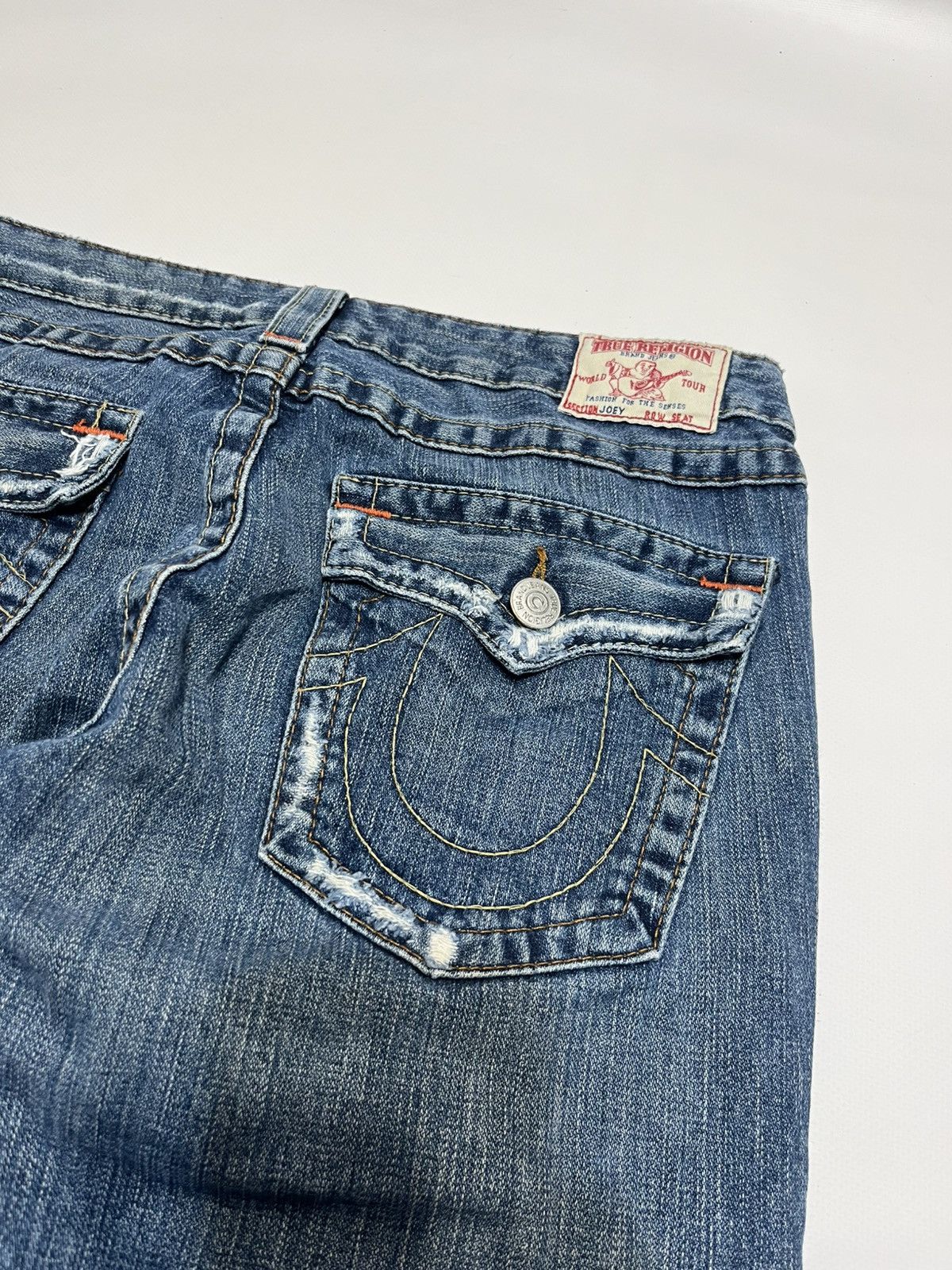 True Religion Vintage Rare True Religion Flared Jeans Size 30" / US 8 / IT 44 - 8 Thumbnail
