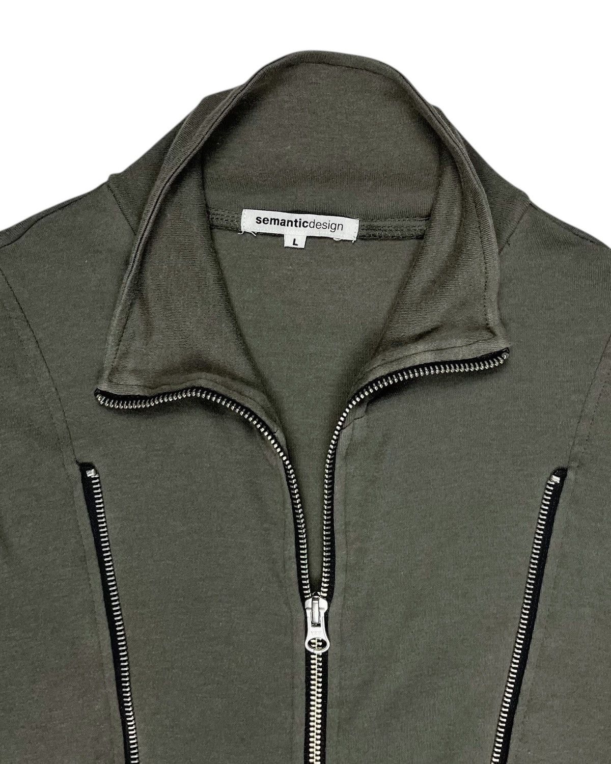 Le Grande Bleu (L.G.B.) 2000s Semantic Design Asymentrical Zip Jacket Size US S / EU 44-46 / 1 - 3 Thumbnail