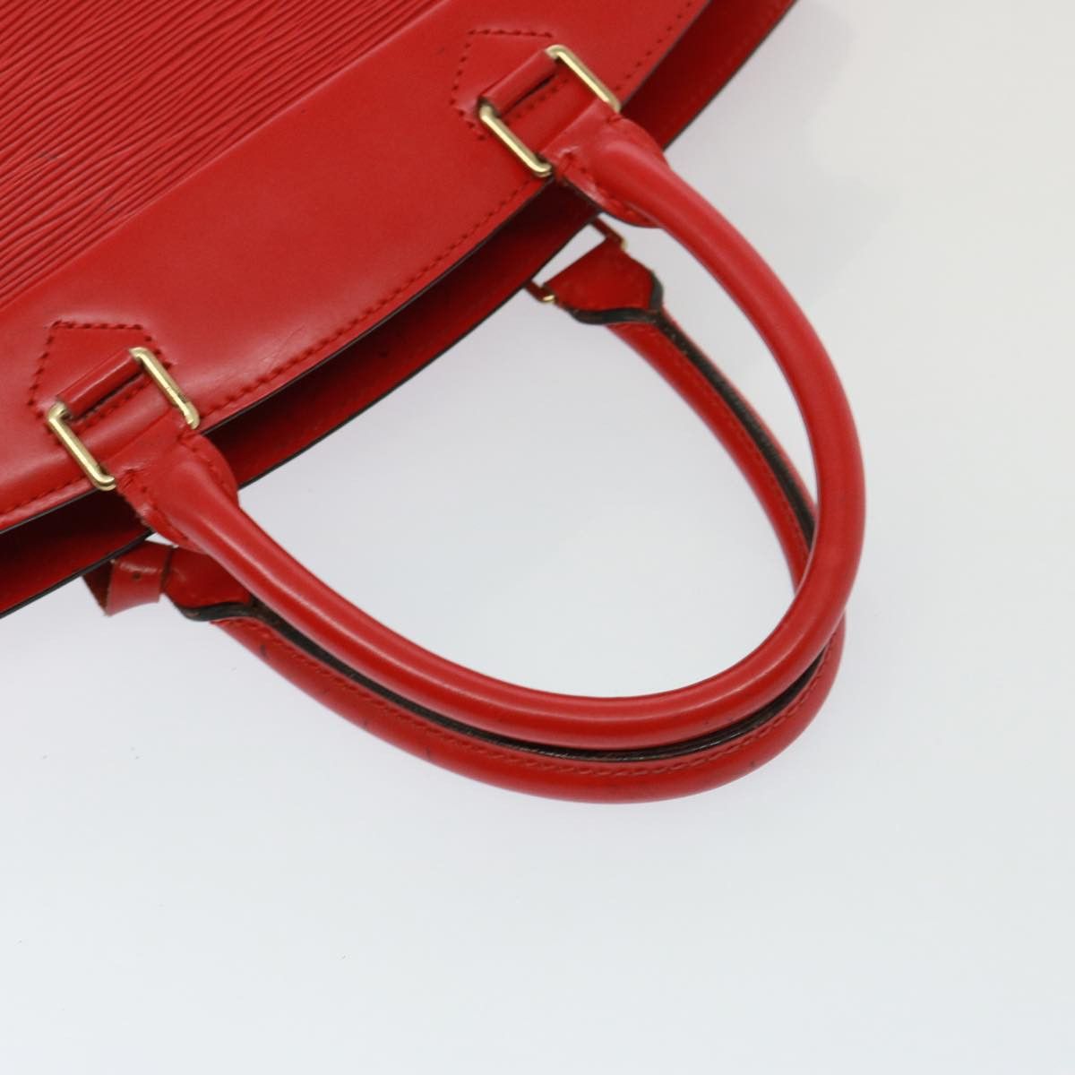 Louis Vuitton LOUIS VUITTON Epi Riviera Hand Bag Red M48187 Size ONE SIZE - 7 Thumbnail