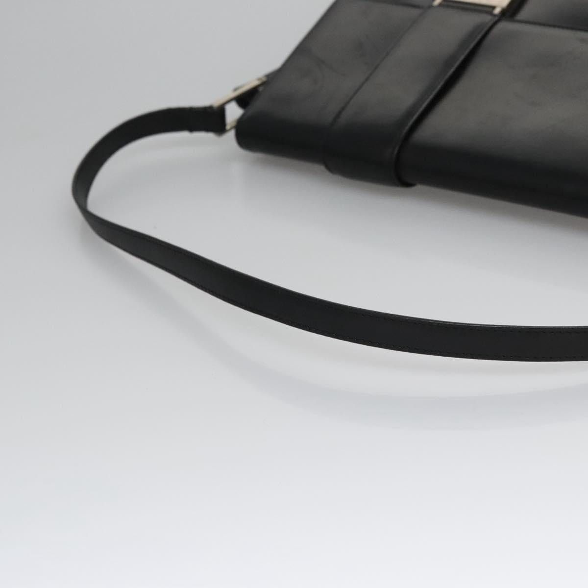 Versace Versace Leather Medusa Shoulder Bag Black Size ONE SIZE - 9 Thumbnail