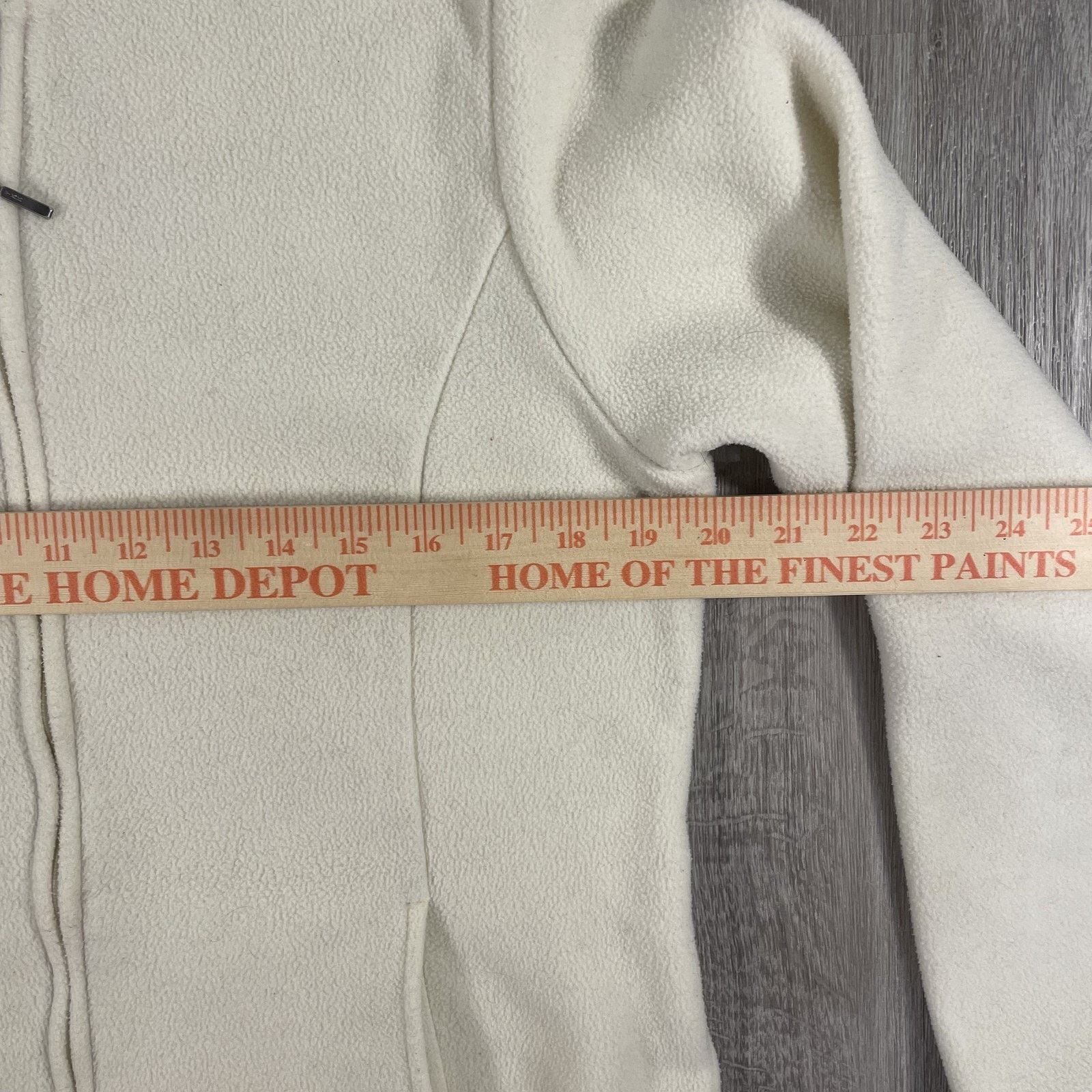 L.L. Bean L.L.Bean Women's Full Zip Fleece Hoodie Cream Midlayer M Size M / US 6-8 / IT 42-44 - 5 Thumbnail