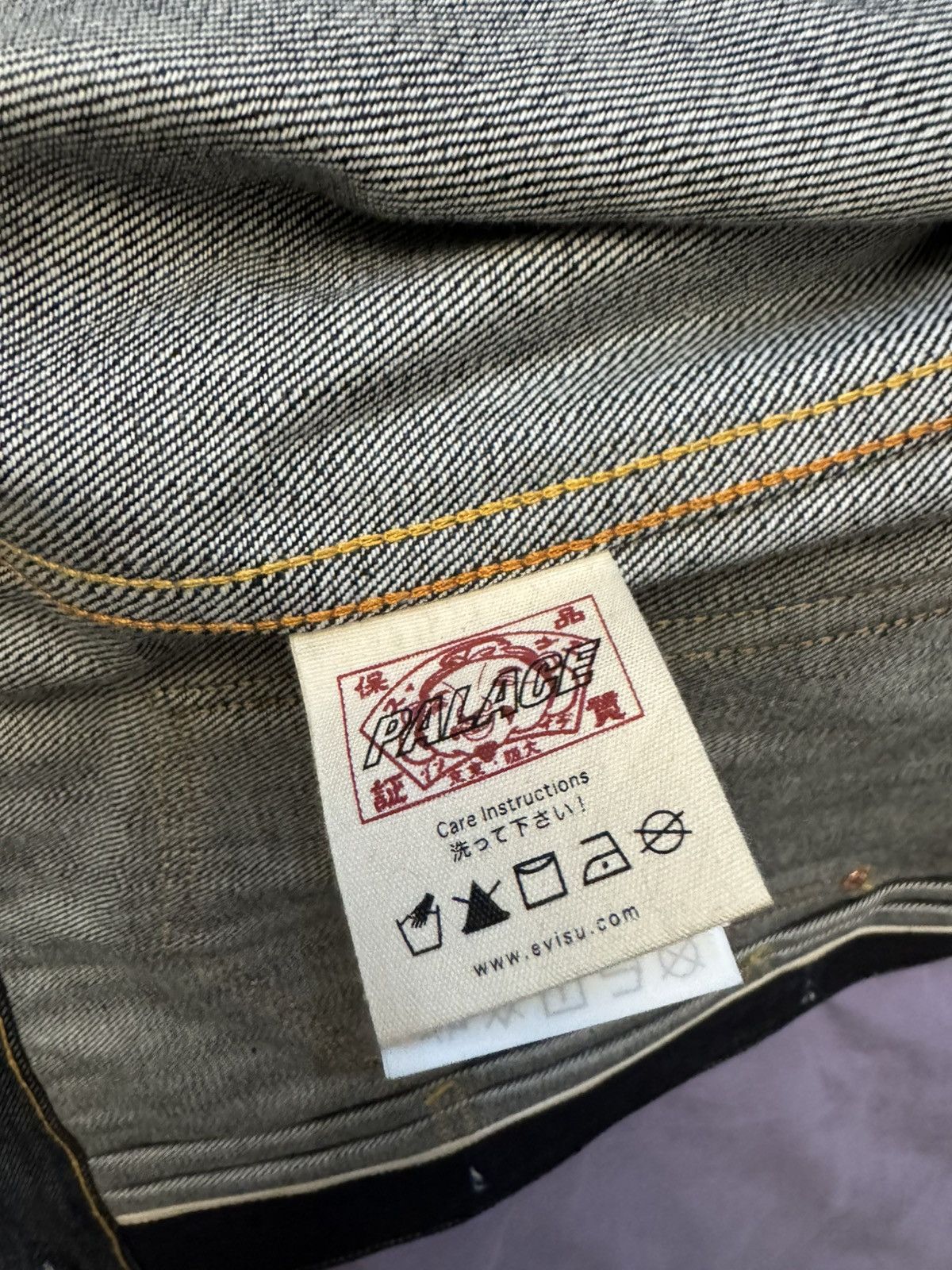 Evisu × Palace Palace X Evisu Denim Jacket Size US S / EU 44-46 / 1 - 6 Thumbnail