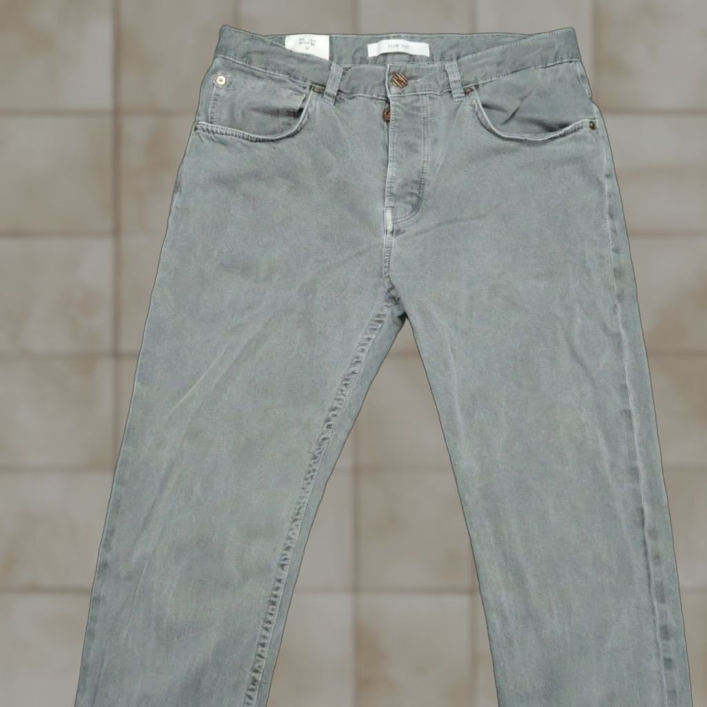 Billy Reid Billy Reid Jeans Mens Slim Straight 5-Pocket Denim Gray 30x33 MSL-ALA Mens Regular Size 30 Inseam 33 Color Gray Size US 30 / EU 46 - 1 Thumbnail