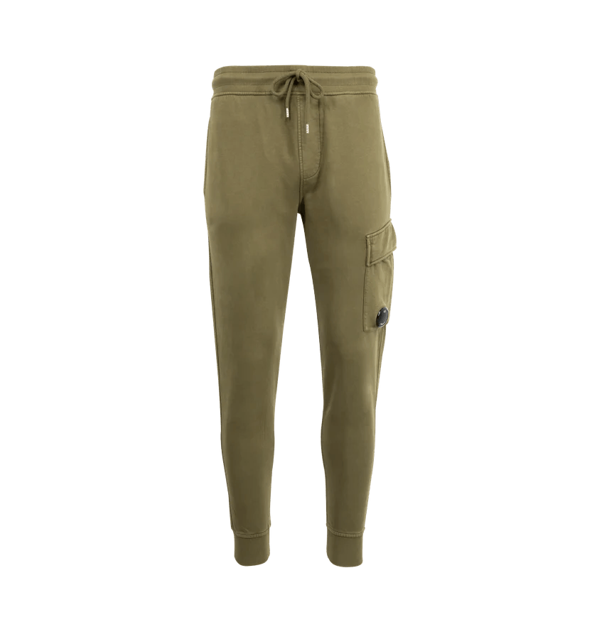 C.P. Company o1h1sh11225 Fleece Cargo Sweatpants in Green Size US 34 / EU 50 - 1 Thumbnail