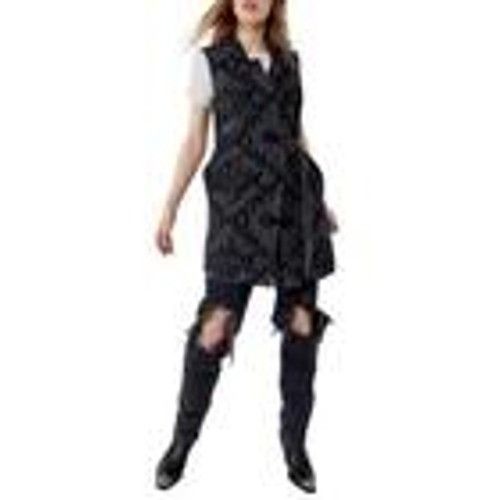 Free People ree People Longline Denim Vest Womens XS Gray Aztec Belted Size XS / US 0-2 / IT 36-38 - 12 Thumbnail