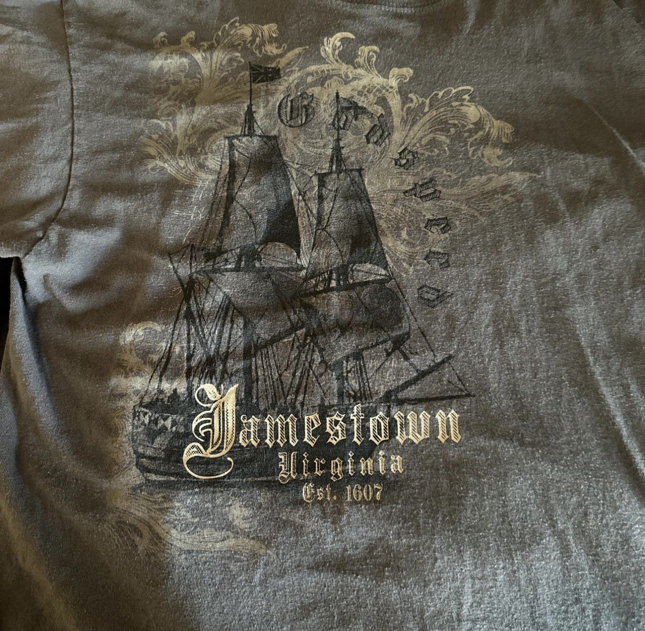 Vintage Grey vintage Jamestown Virginia tee Size US L / EU 52-54 / 3 - 2 Thumbnail