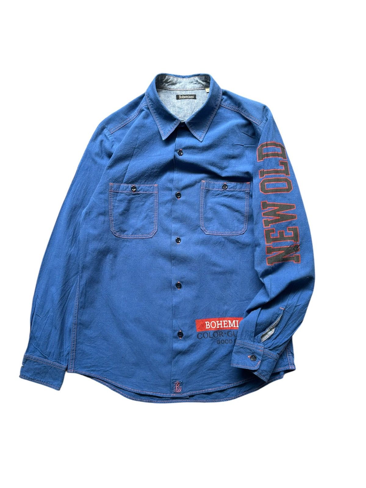 Hysteric Glamour Bohemians '' Bogey '' shirt double pocket Size US M / EU 48-50 / 2 - 1 Thumbnail