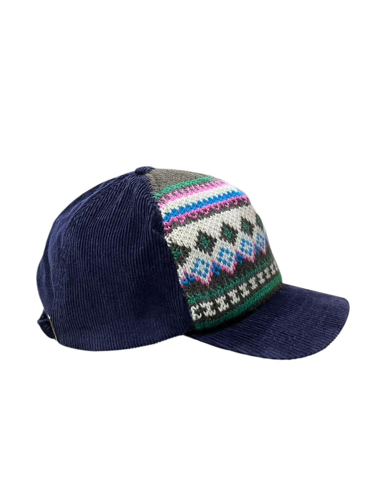 Beams Plus Vintage Beams Heart Hybrid Knitted Corduroy Short Brim Hat Size ONE SIZE - 5 Thumbnail