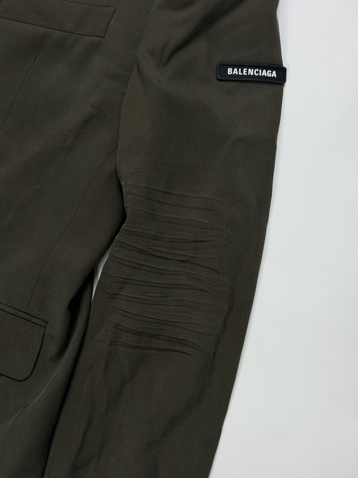 Balenciaga Balenciaga Oversized Wardrobe Stretch Fluid Tailored Blazer Size 40S - 4 Thumbnail