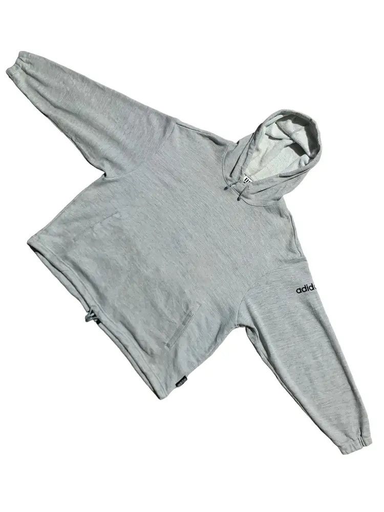 Adidas Vintage adidas back stripes pullover boxy hoodie Size US M / EU 48-50 / 2 - 3 Thumbnail