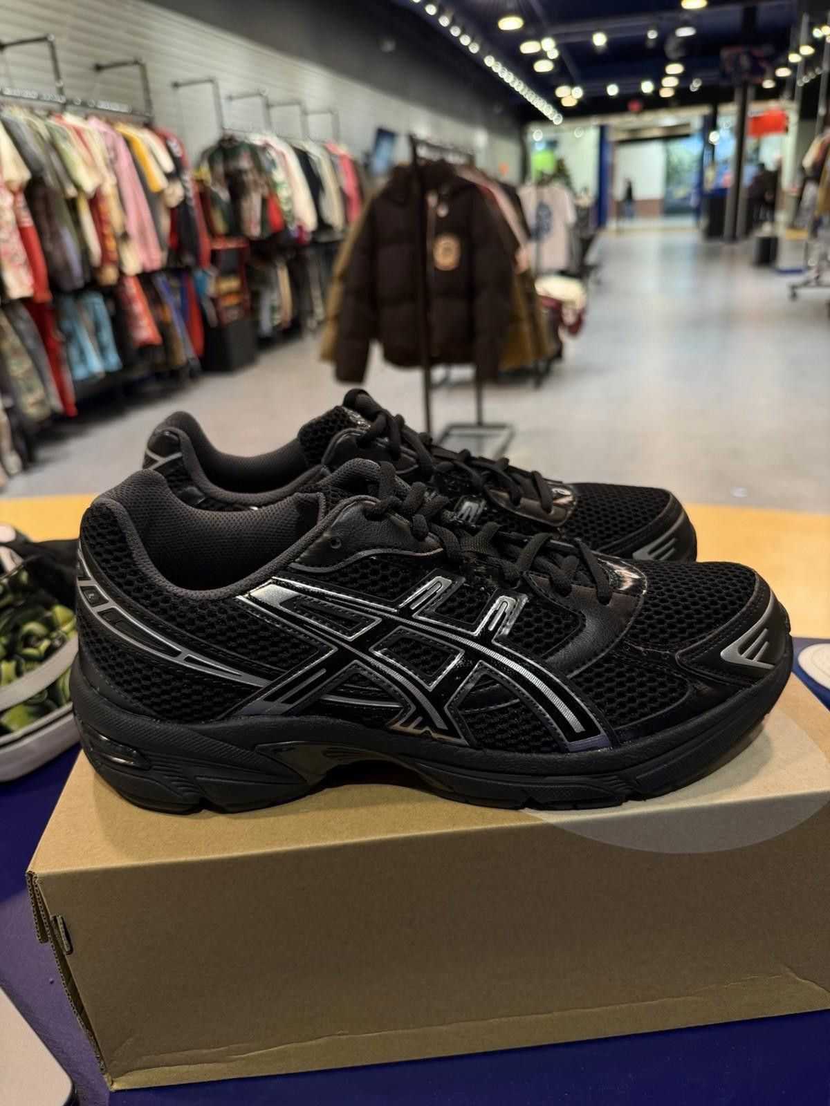 Asics ASICS Gel-1130 Black Pure Silver Men (11.5) 1201A906-001 NEW Size US 11.5 / EU 44-45 - 5 Thumbnail