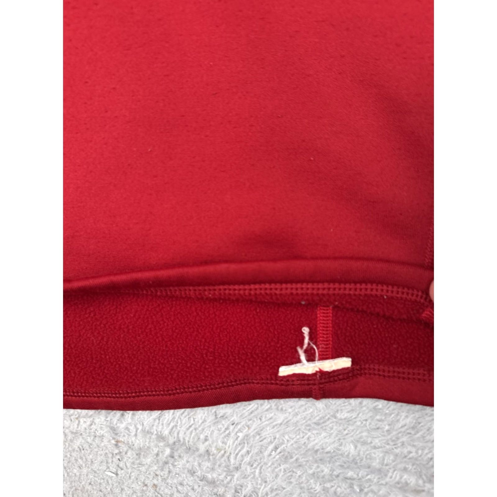 Mountain Hardwear Mountain Hardwear Sweater Womens XL Red Fleece 1/4 Zip Mock Long Sleeve Pullover Outdoor Hiking Casual Mens Womens Girls Boys Size XL / US 12-14 / IT 48-50 - 6 Thumbnail