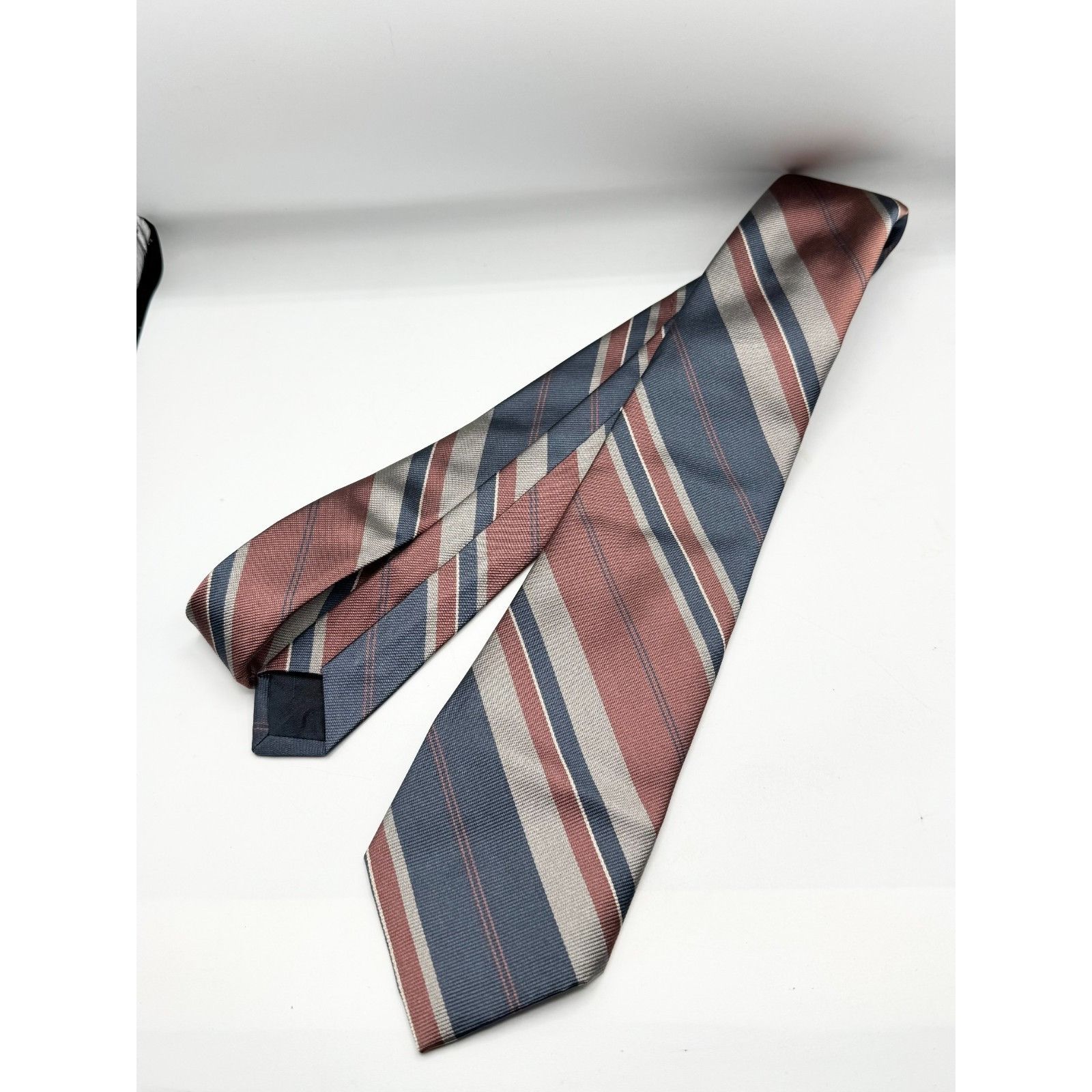 Chaps Vintage Chaps Ralph Lauren Stripe Silk Tie necktie Size ONE SIZE - 3 Thumbnail