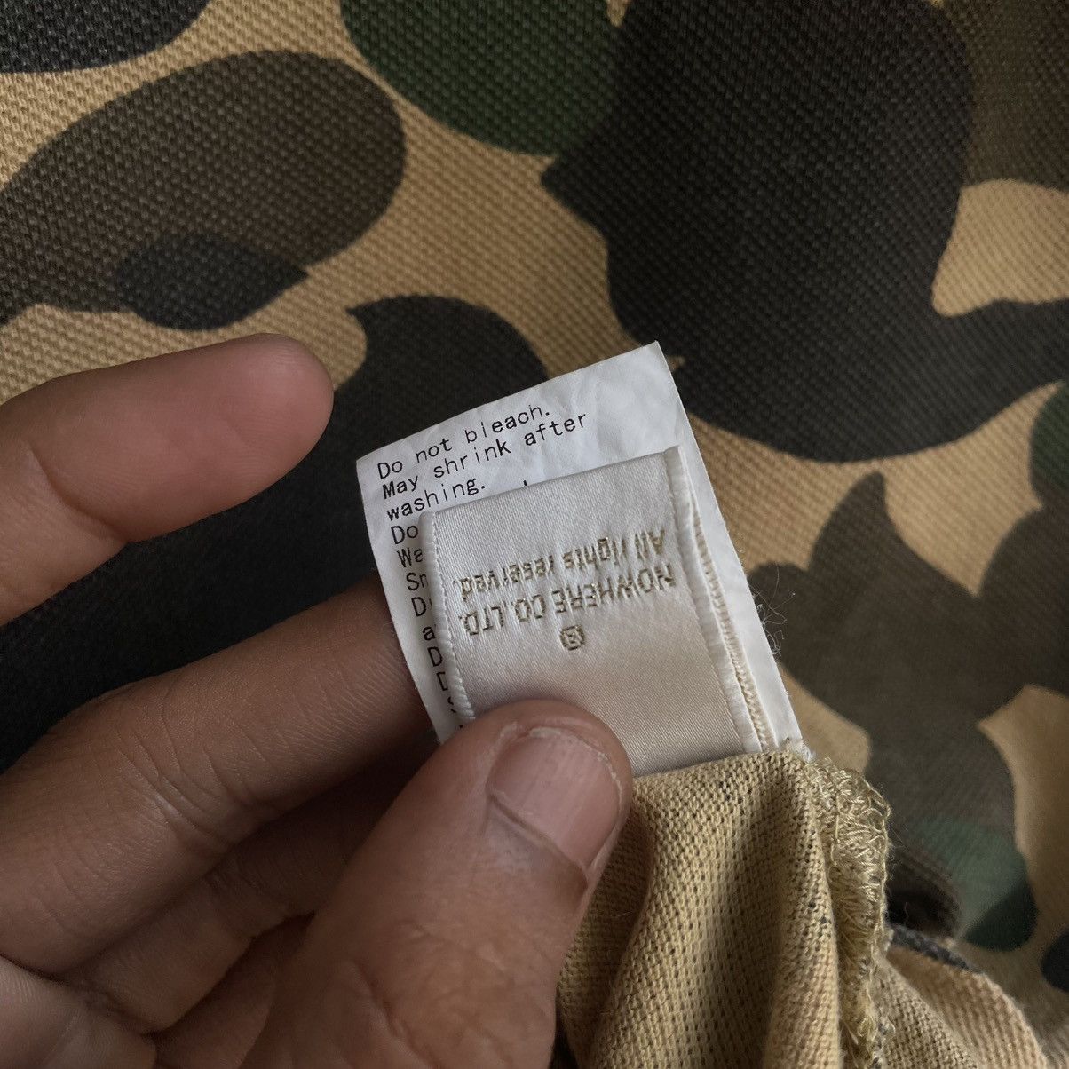 Bape Vintage 00's A Bathing Ape Camouflage Polo Shirts Size US S / EU 44-46 / 1 - 13 Thumbnail