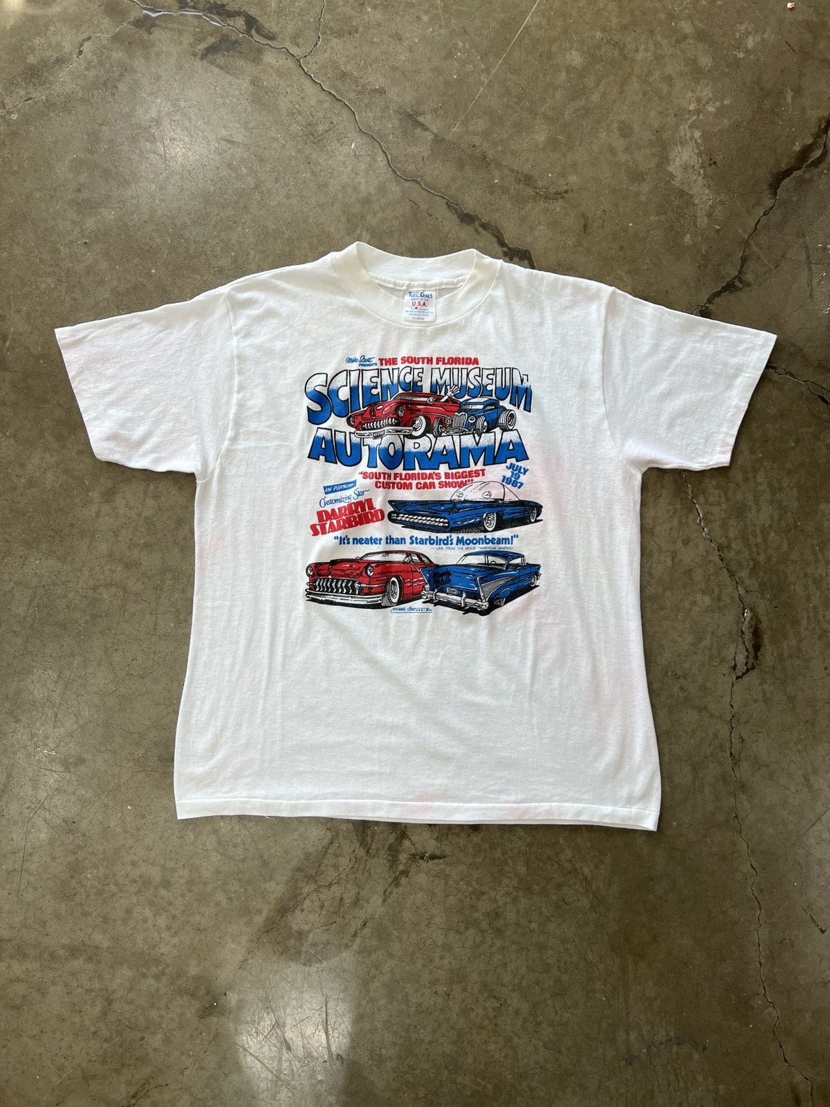 Vintage Vintage 1987 Museum Autorama Car Show Single Stitch Tee XL Size US XL / EU 56 / 4 - 2 Thumbnail