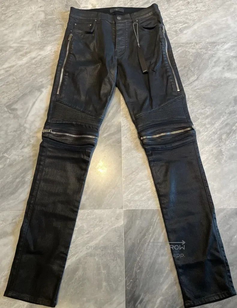 Amiri Amiri Classic Wax-Dyed Denim Jeans Size US 33 - 1 Thumbnail
