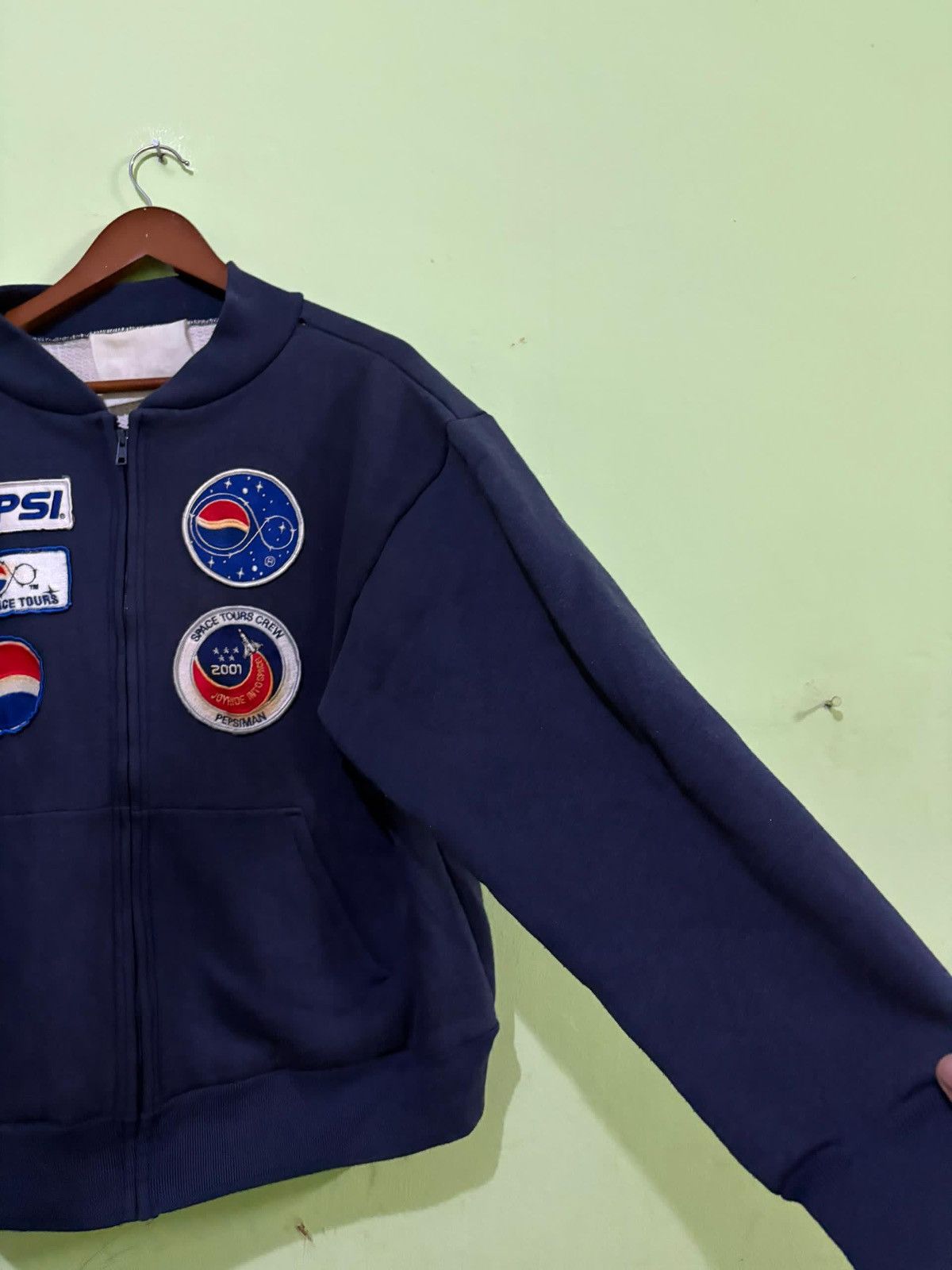 Pepsi VTG 2001 Pepsiman Space Tour Thermal Sweater Jacket Size US M / EU 48-50 / 2 - 3 Thumbnail