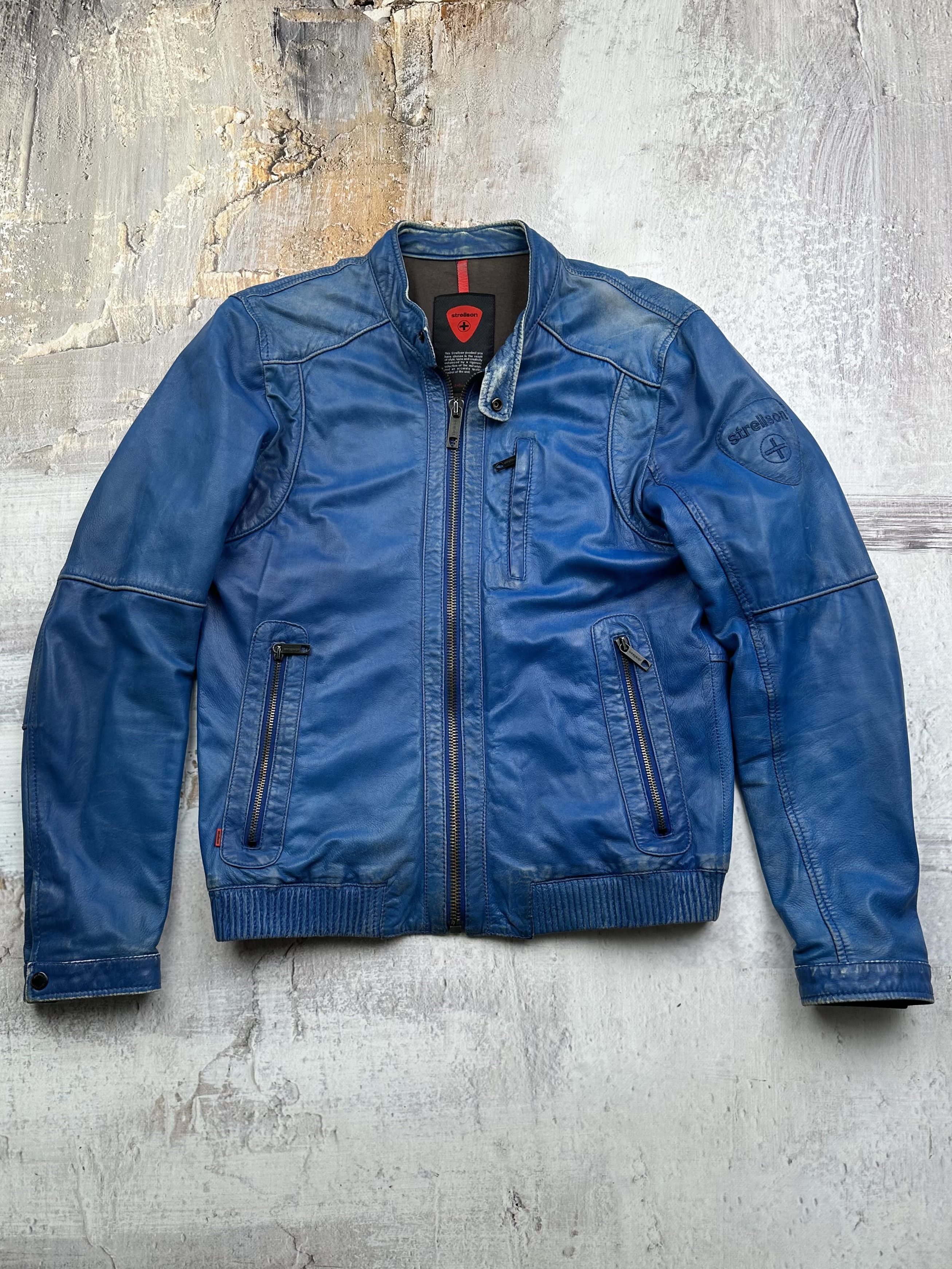 Strellson Strellson Vintage Faded Leather Jacket | Grailed