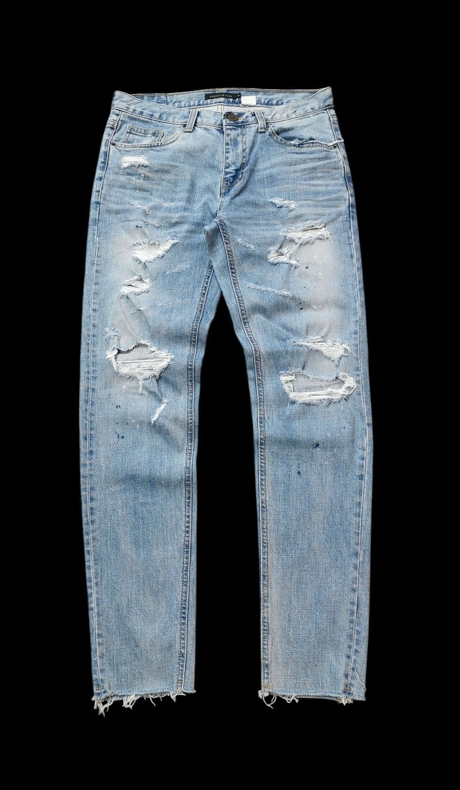 GOSTAR DE FUGA Go Star de Fuga Distressed Skinny Jeans - Size 44 (W32) Size US 32 / EU 48 - 2 Thumbnail