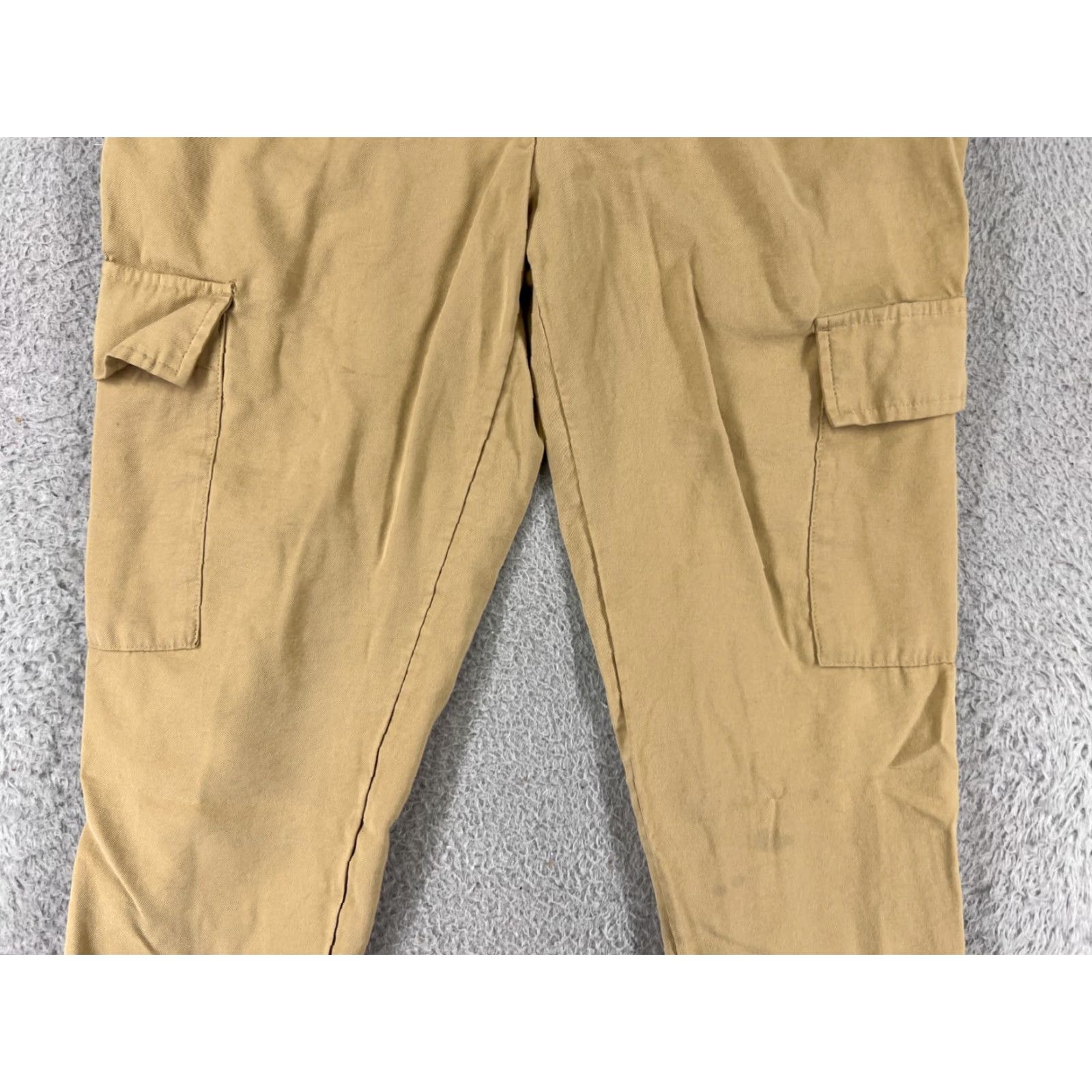 Vintage A New Day Pants Womens 4 Beige Khaki Cargo Rayon Polyester Blend 26x27 READ Size 27" / US 4 / IT 40 - 6 Thumbnail