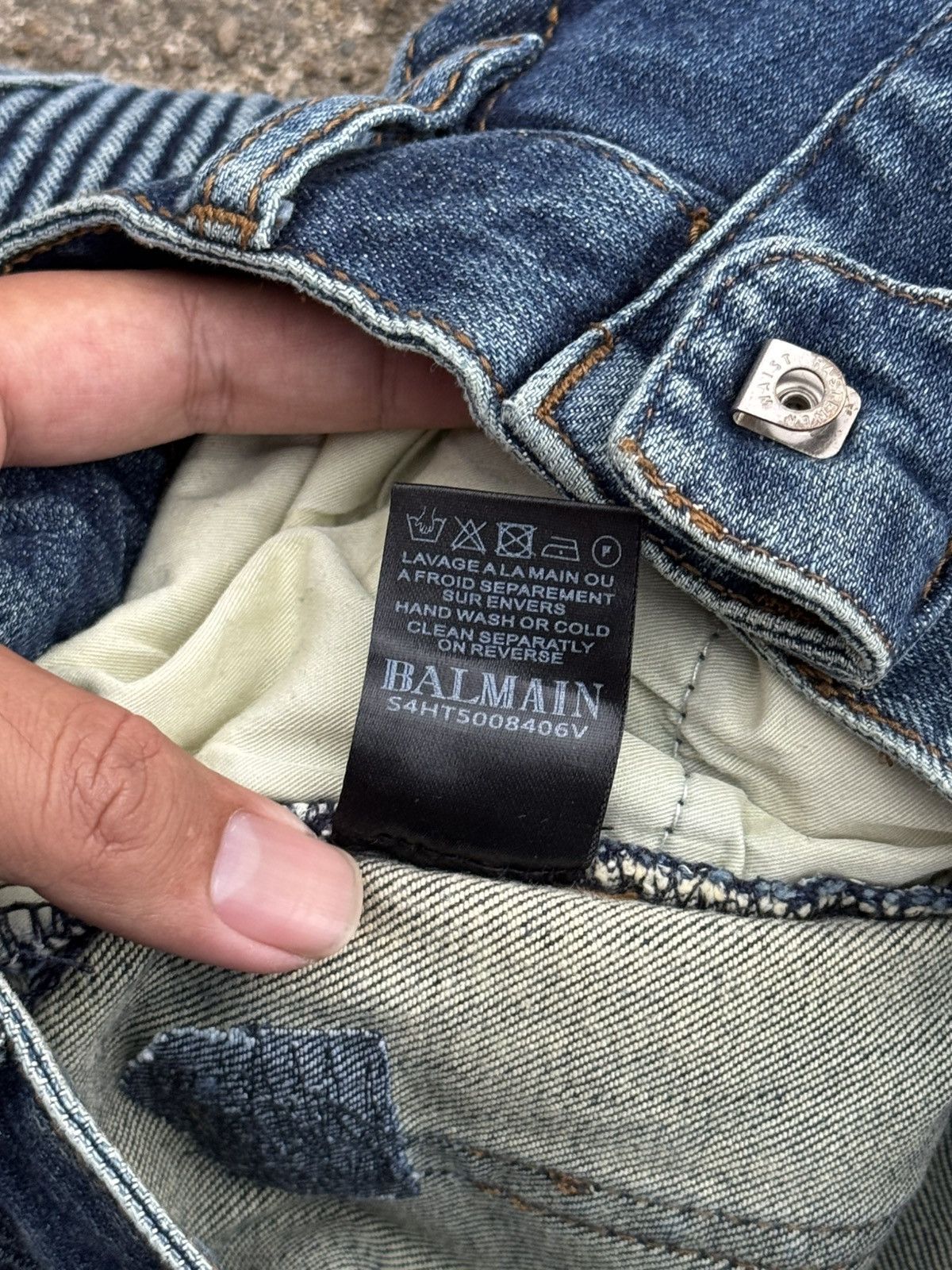 Balmain Balmain Decarnin Biker Denim Size US 30 / EU 46 - 8 Thumbnail