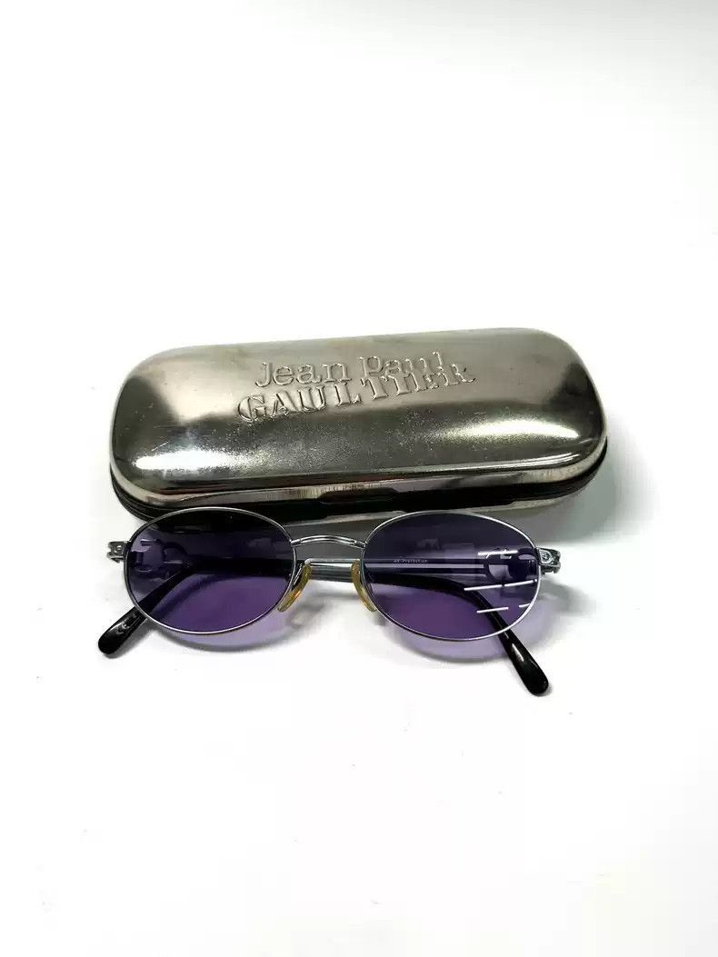 Jean Paul Gaultier Jean Paul Gaultier Metallic purple glasses-2507 Size ONE SIZE - 7 Thumbnail