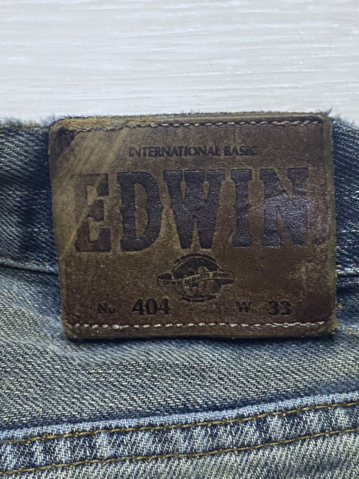 Edwin Vintage Edwin 404 Grey Denim Baggy Jeans Size US 33 - 10 Thumbnail