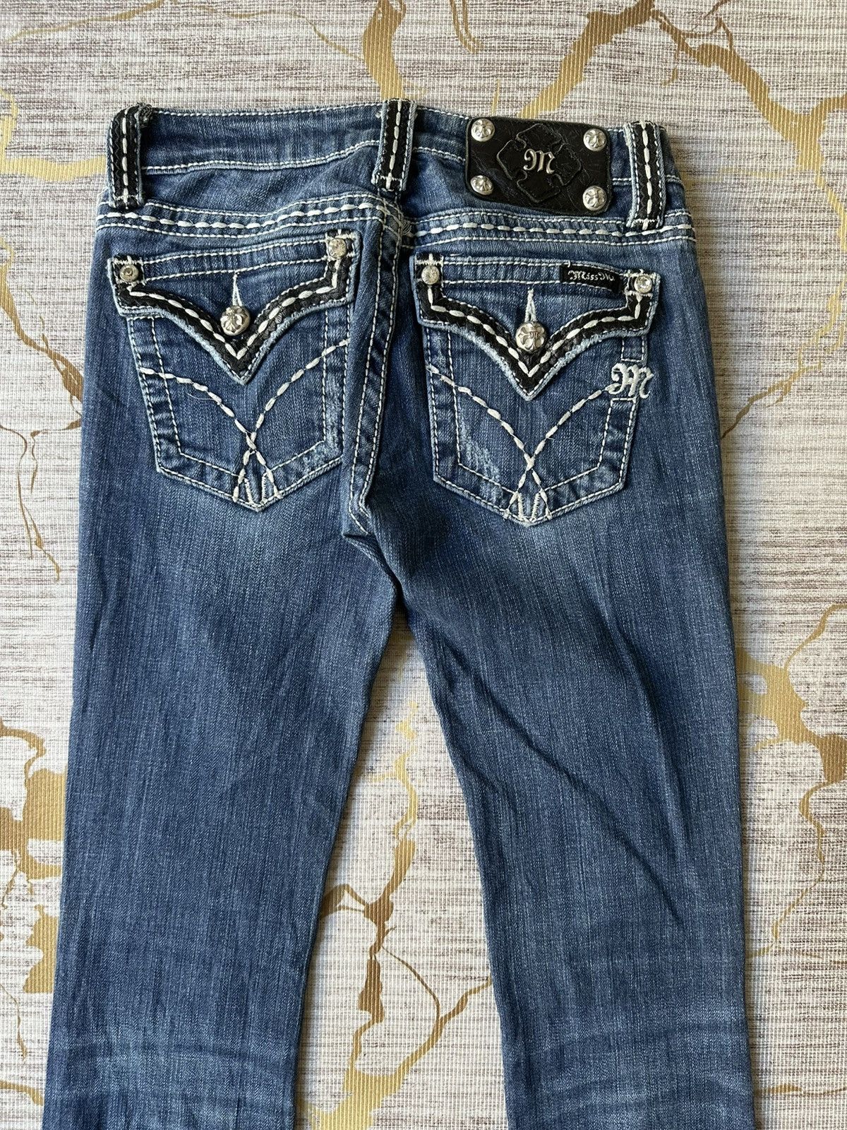 Miss Me FLARE Miss Me Distressed Boot Jeans Size 25" / US 0 / IT 36 - 14 Thumbnail