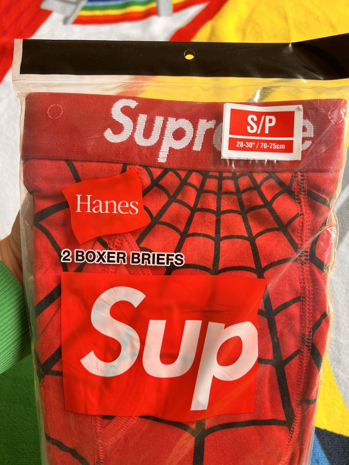 Supreme S Supreme Marvel Spider Man Web hanes Boxer Briefs Pack Red Size US 30 / EU 46 - 9 Thumbnail