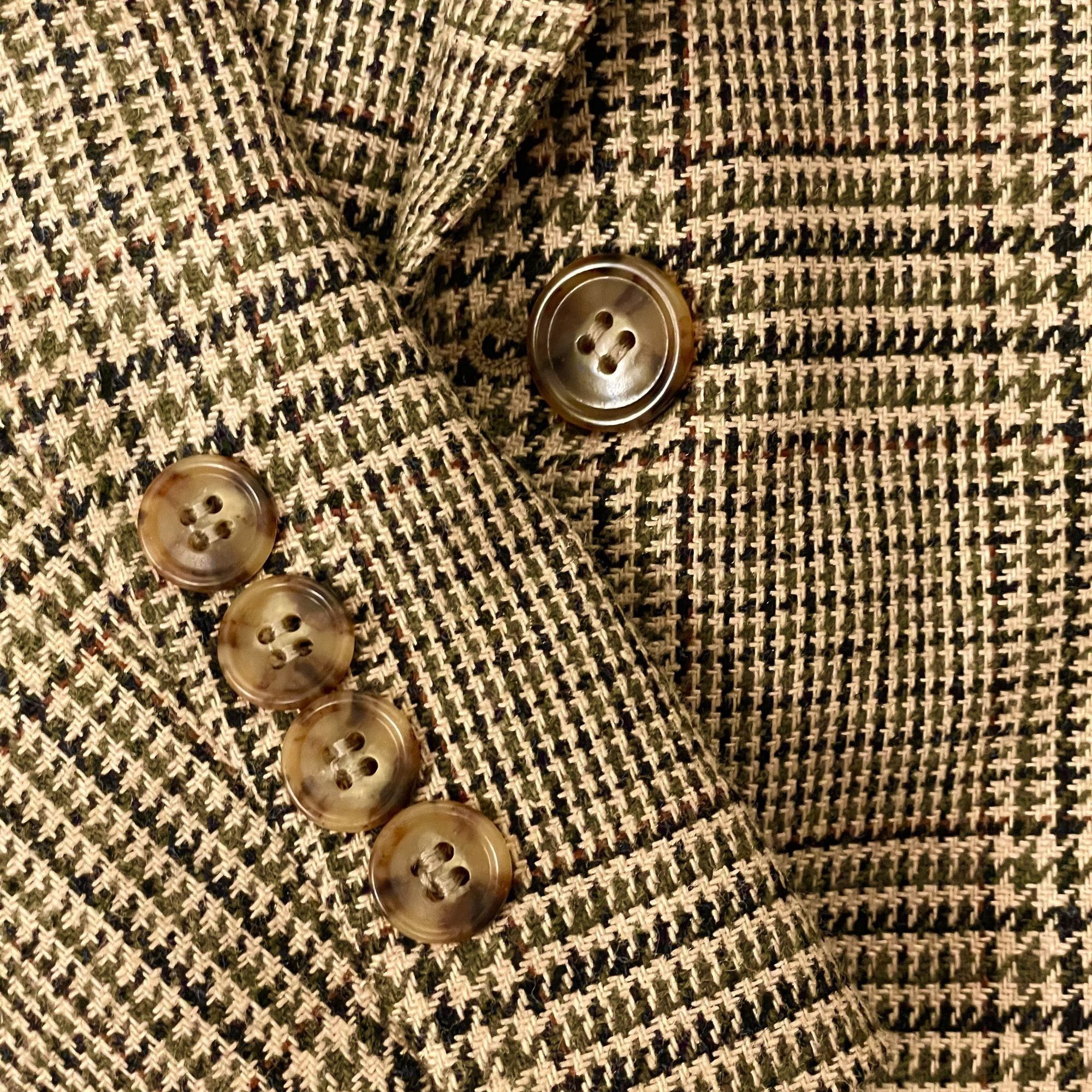 Other Signature Collection Sport Coat Gold Green Overcheck Jacket Size 42R - 4 Thumbnail