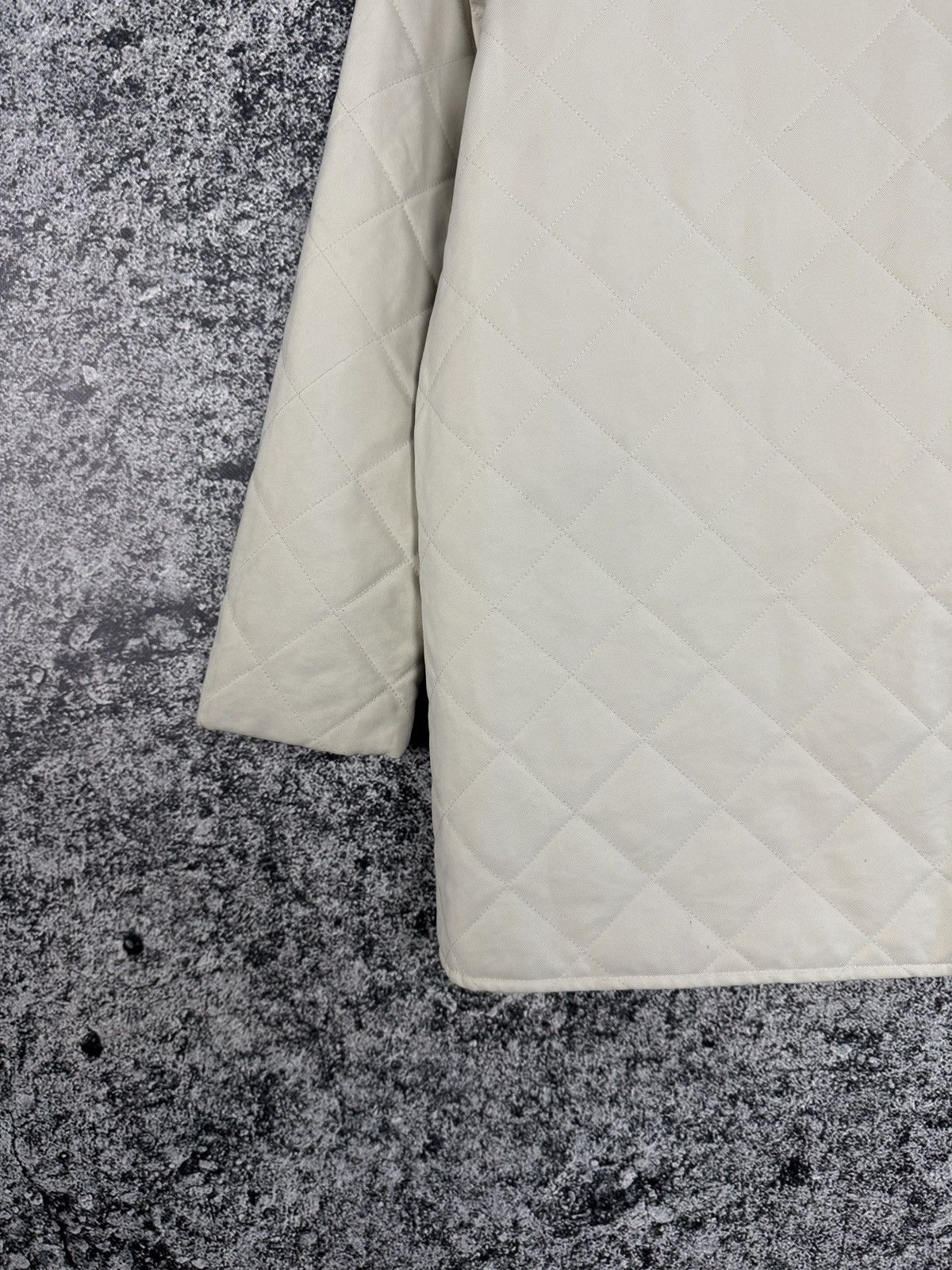 Orvis Women’s Orvis Quilted Jacket Cream Coat Button Up Size M Size M / US 6-8 / IT 42-44 - 13 Thumbnail