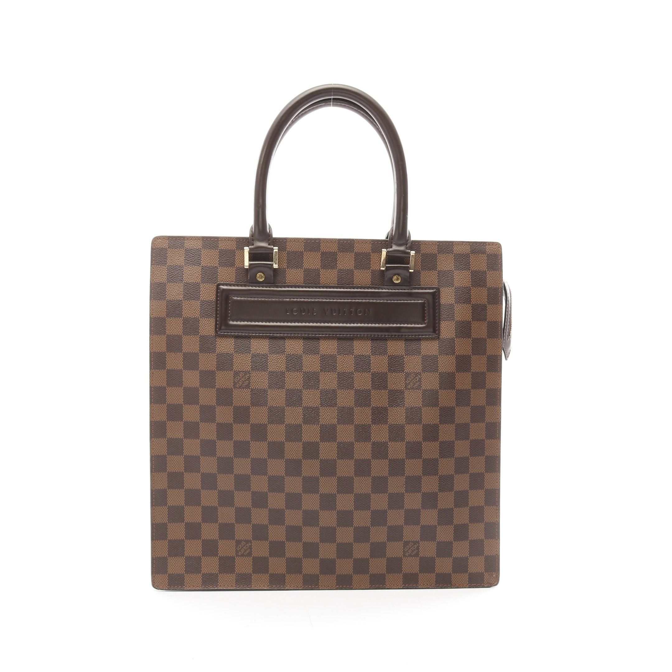 Louis Vuitton Louis Vuitton Venice Gm Damier Ebene Handbag Tote Bag Leather Brown Size ONE SIZE - 1 Thumbnail