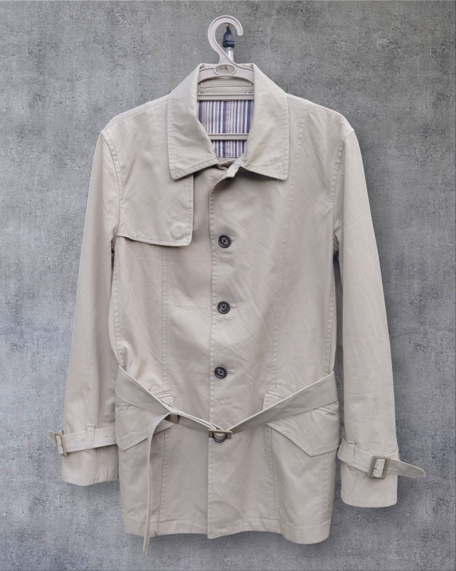 Japanese Brand × PPFM PPFM BEIGE TRENCH JACKET Size US M / EU 48-50 / 2 - 1 Thumbnail