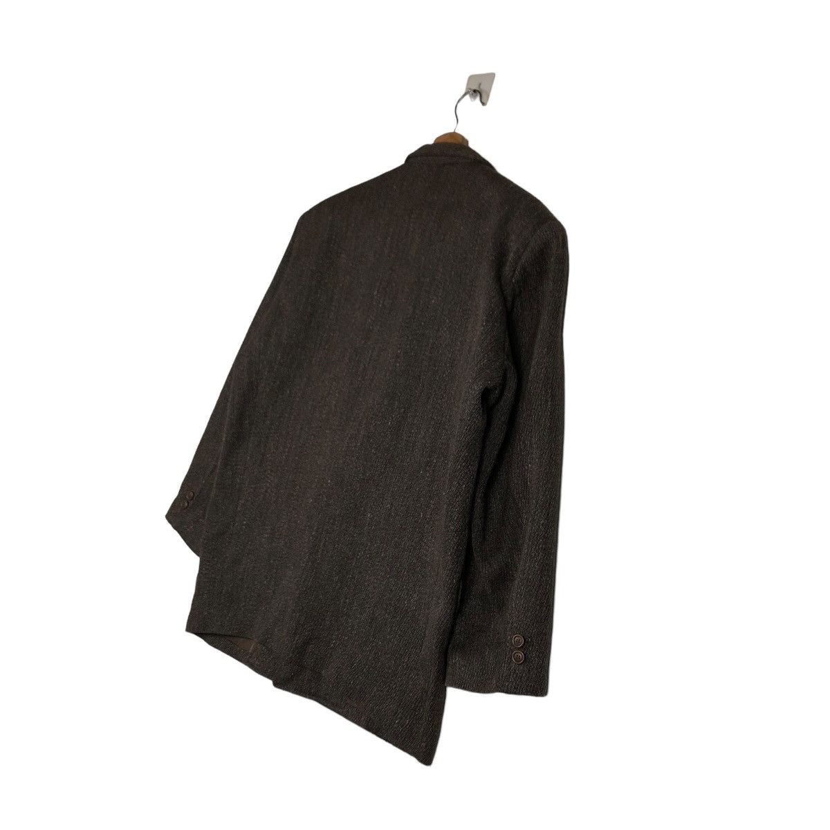 Issey Miyake 🔥VINTAGE ISSEY MIYAKE MEN WOOL HERRINGBONE DOUBLE BREAST Size US S / EU 44-46 / 1 - 12 Thumbnail
