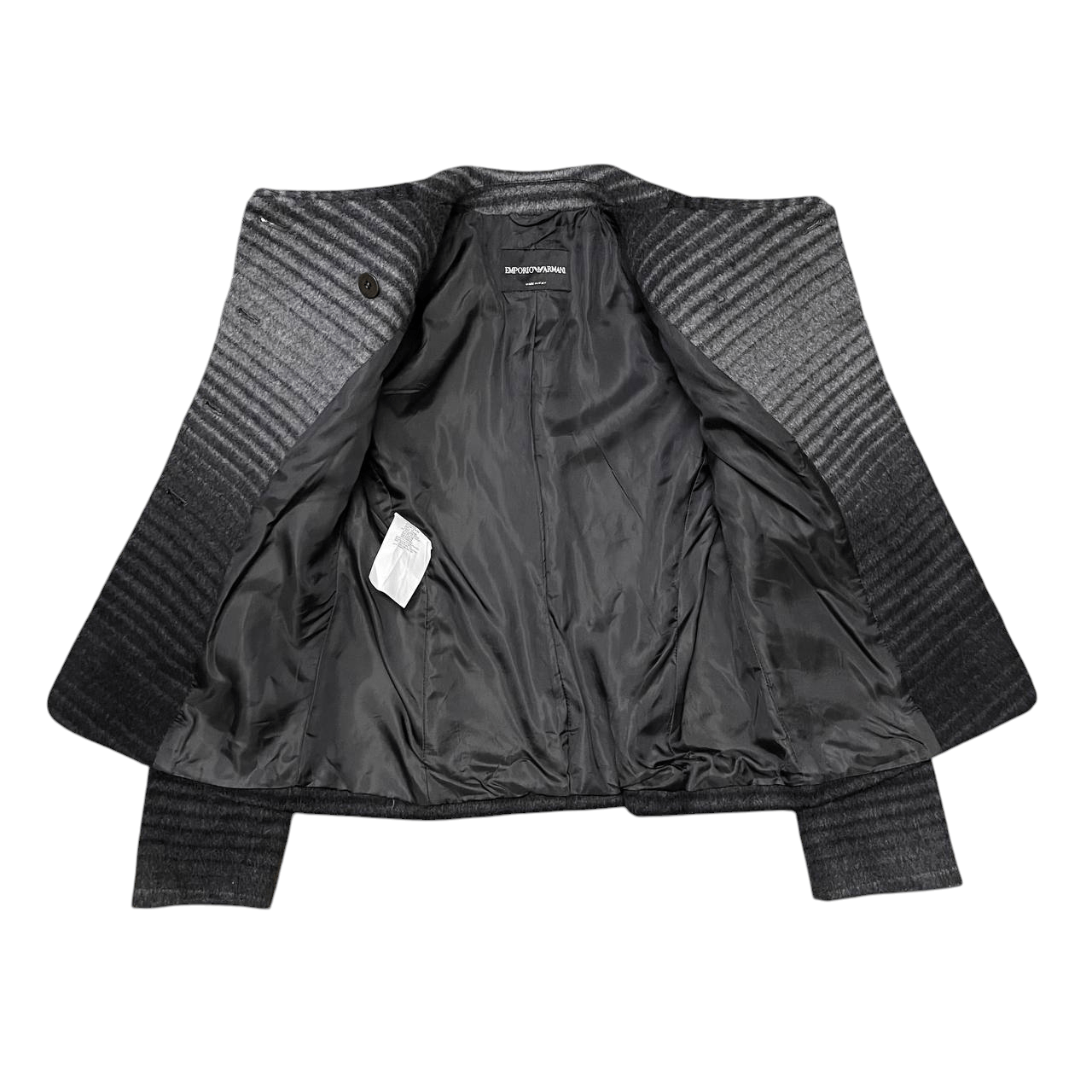 Emporio Armani Vintage Emporio Armani Wool Asymmetric Jacket Size S / US 4 / IT 40 - 7 Thumbnail