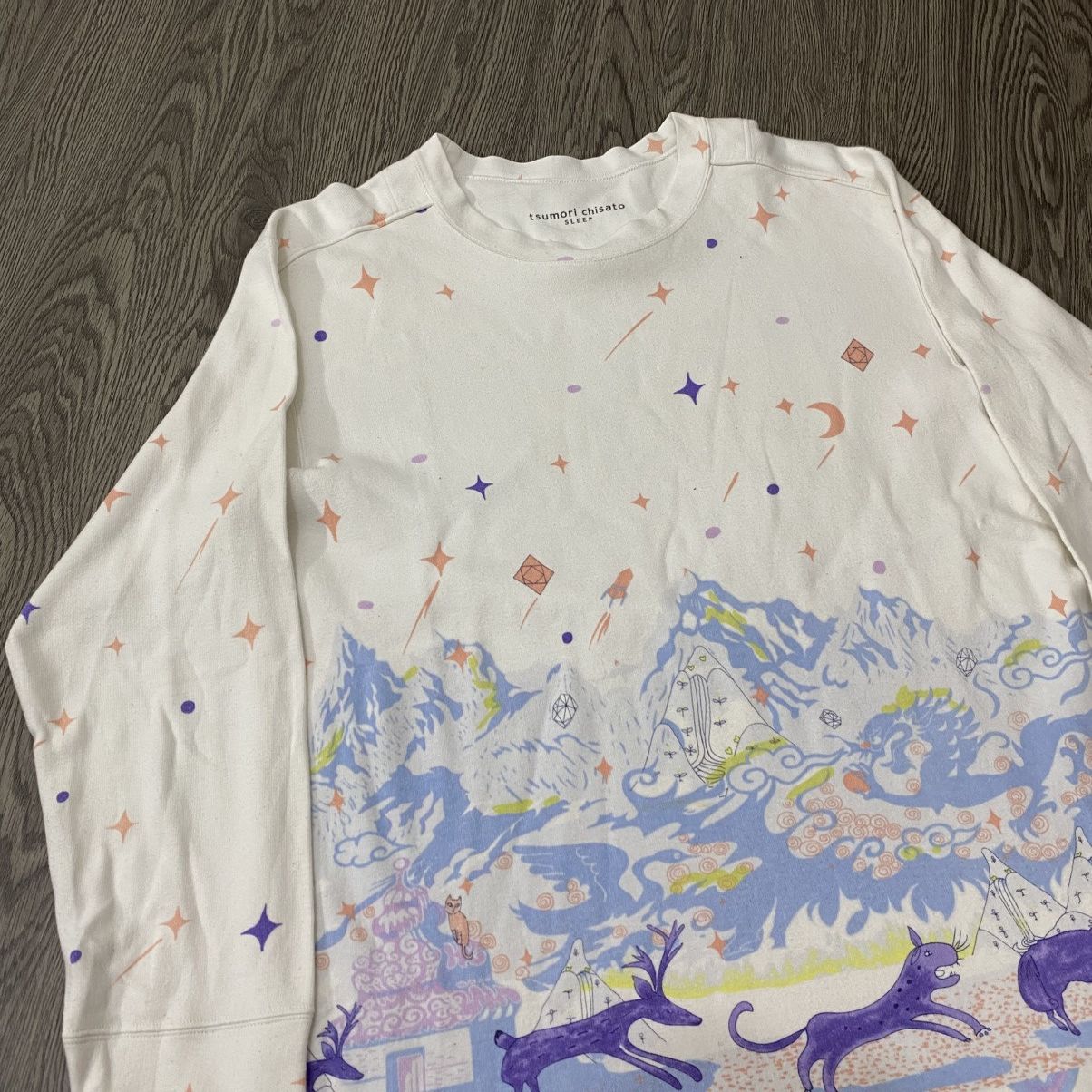 Issey Miyake 🇯🇵Tsumori Chisato Sleep Wear Sweatshirt🇯🇵 Size US L / EU 52-54 / 3 - 2 Thumbnail